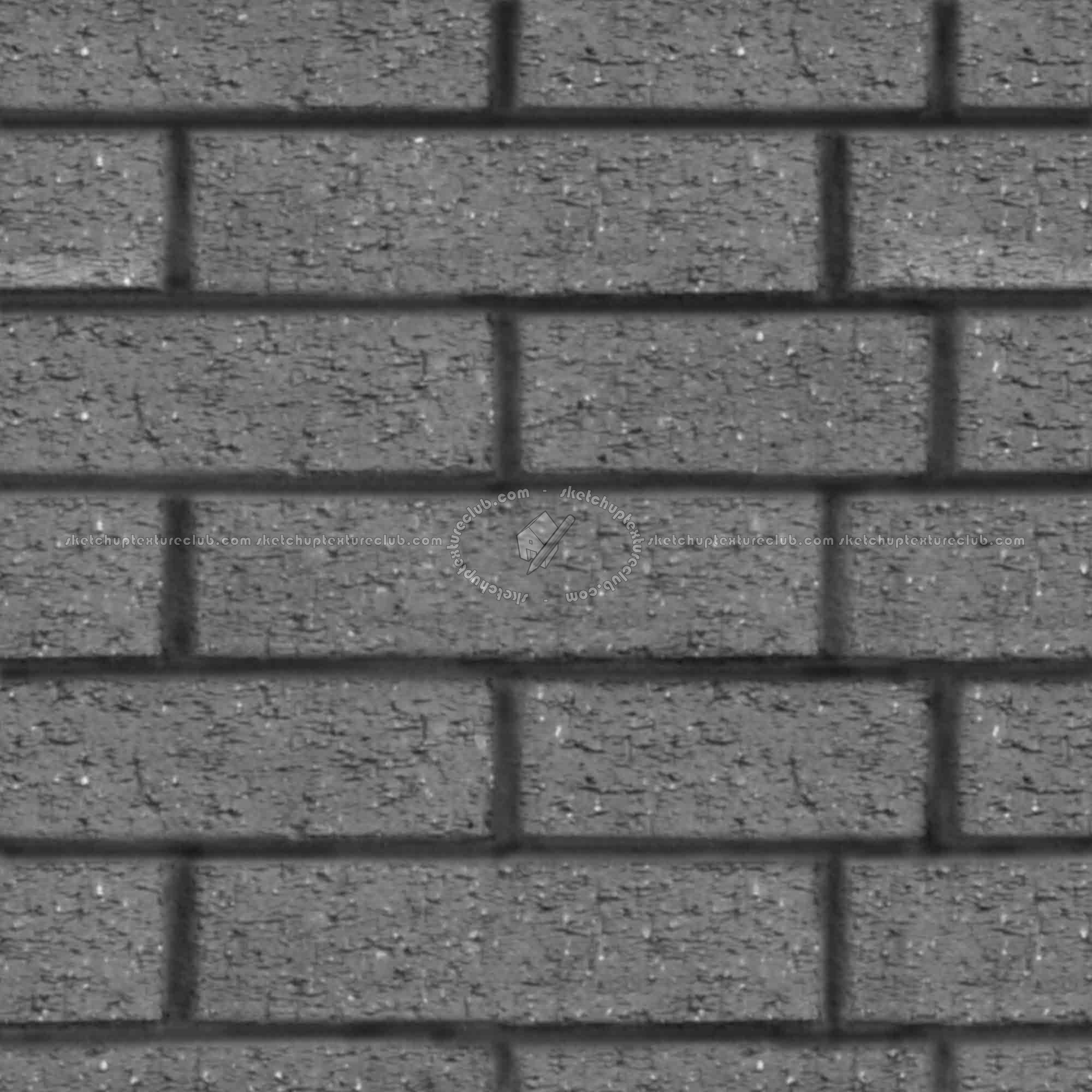 Textures   -   ARCHITECTURE   -   BRICKS   -   Facing Bricks   -   Rustic  - Rustic bricks texture seamless 00204 - Displacement