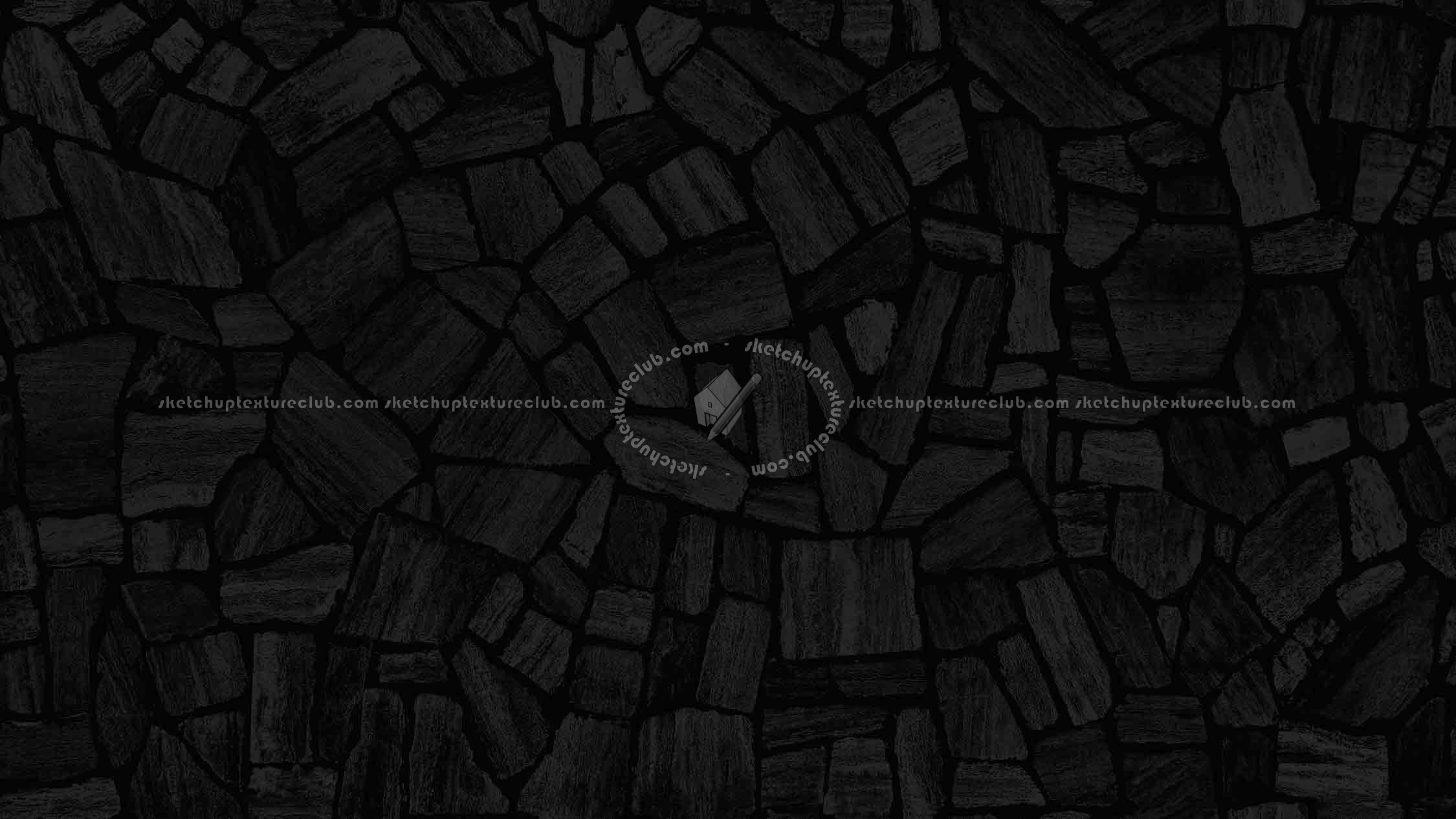 Textures   -   ARCHITECTURE   -   STONES WALLS   -   Claddings stone   -   Exterior  - Travertine flagstones wall cladding texture seamless 19364 - Specular