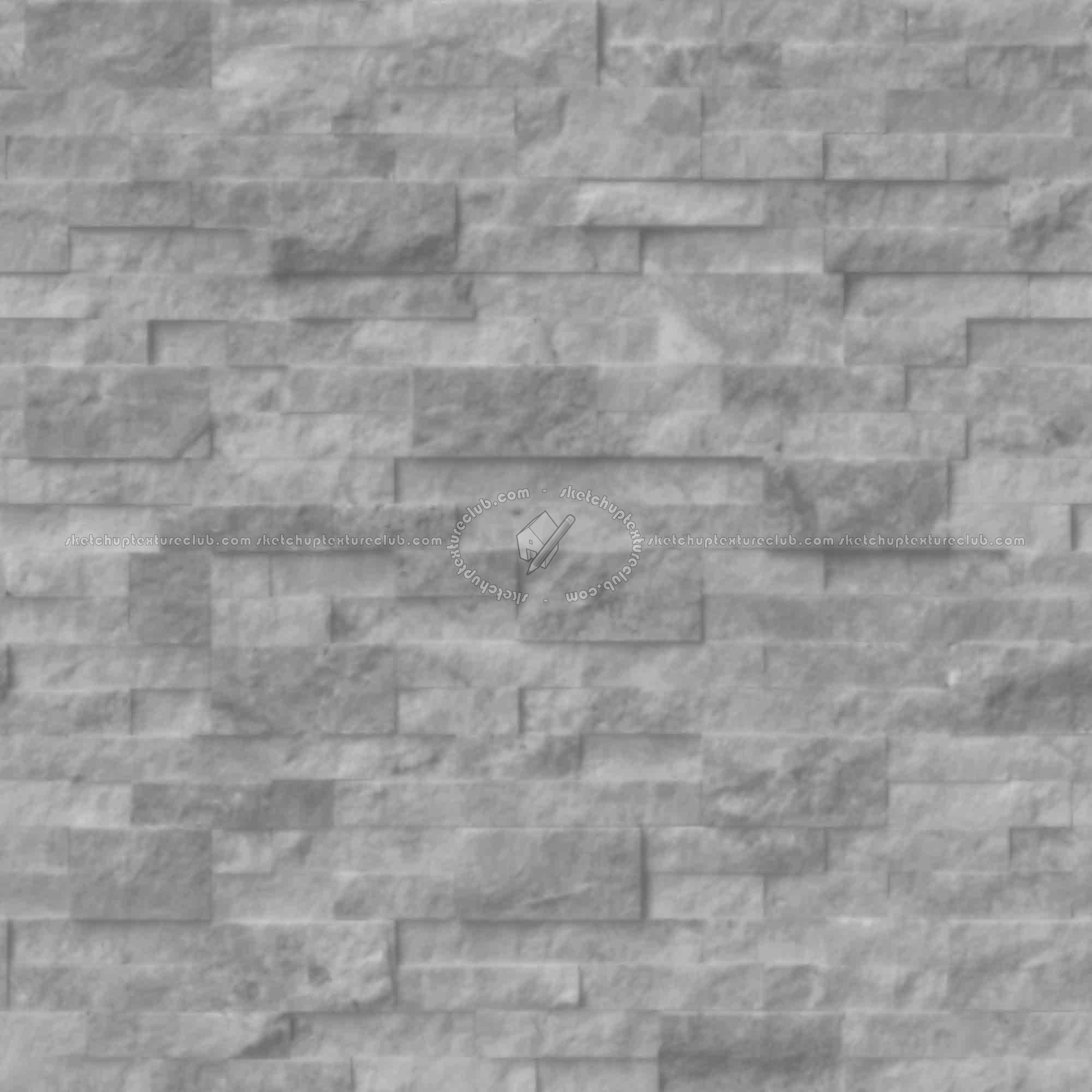 Textures   -   ARCHITECTURE   -   STONES WALLS   -   Claddings stone   -   Exterior  - Silver travertine wall cladding texture seamless 19529 - Displacement