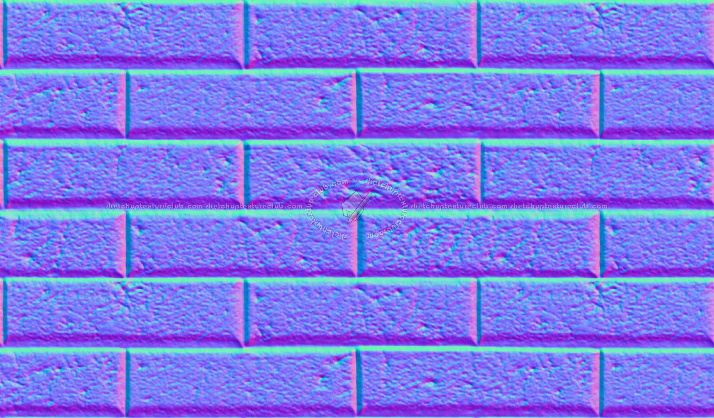 Textures   -   ARCHITECTURE   -   STONES WALLS   -   Claddings stone   -   Exterior  - Wall cladding stone 20th century texture seamless 19803 - Normal