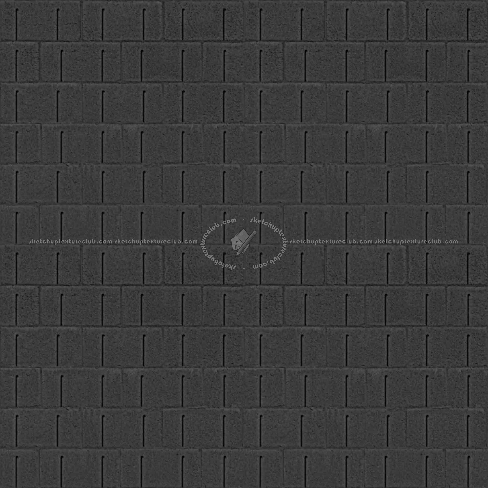 Textures   -   ARCHITECTURE   -   CONCRETE   -   Plates   -   Clean  - Concrete clean plates wall texture seamless 01654 - Displacement