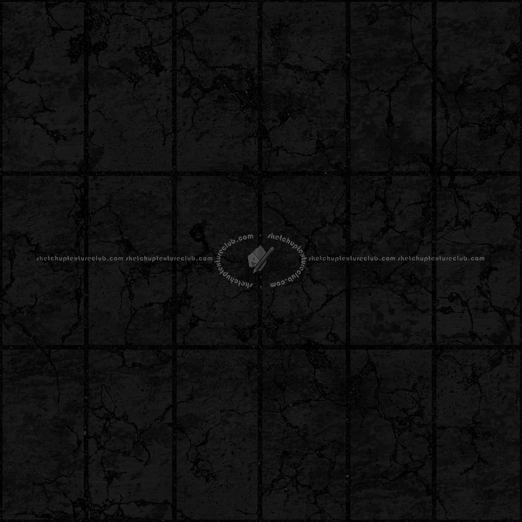 Textures   -   ARCHITECTURE   -   PAVING OUTDOOR   -   Concrete   -   Blocks damaged  - Concrete paving outdoor damaged texture seamless 05511 - Specular