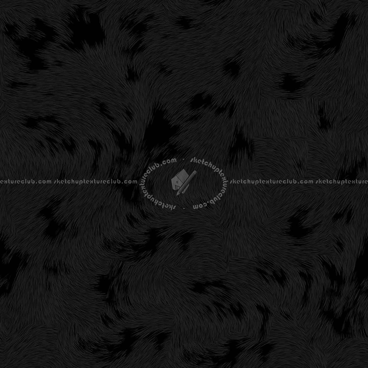 Textures   -   MATERIALS   -   FUR ANIMAL  - Faux fake fur animal texture seamless 09581 - Specular