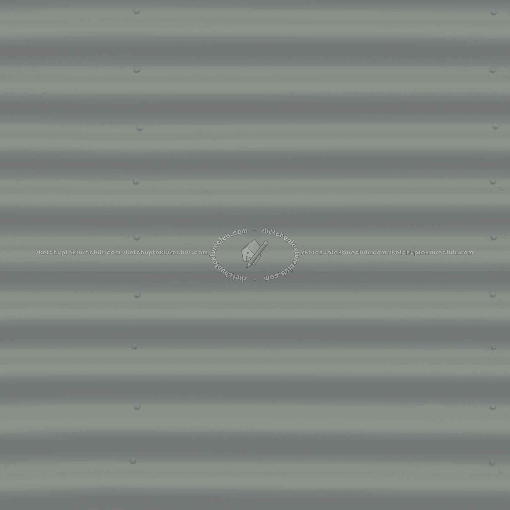 Textures   -   MATERIALS   -   METALS   -   Corrugated  - Painted corrugated steel texture seamless 09949 - Specular