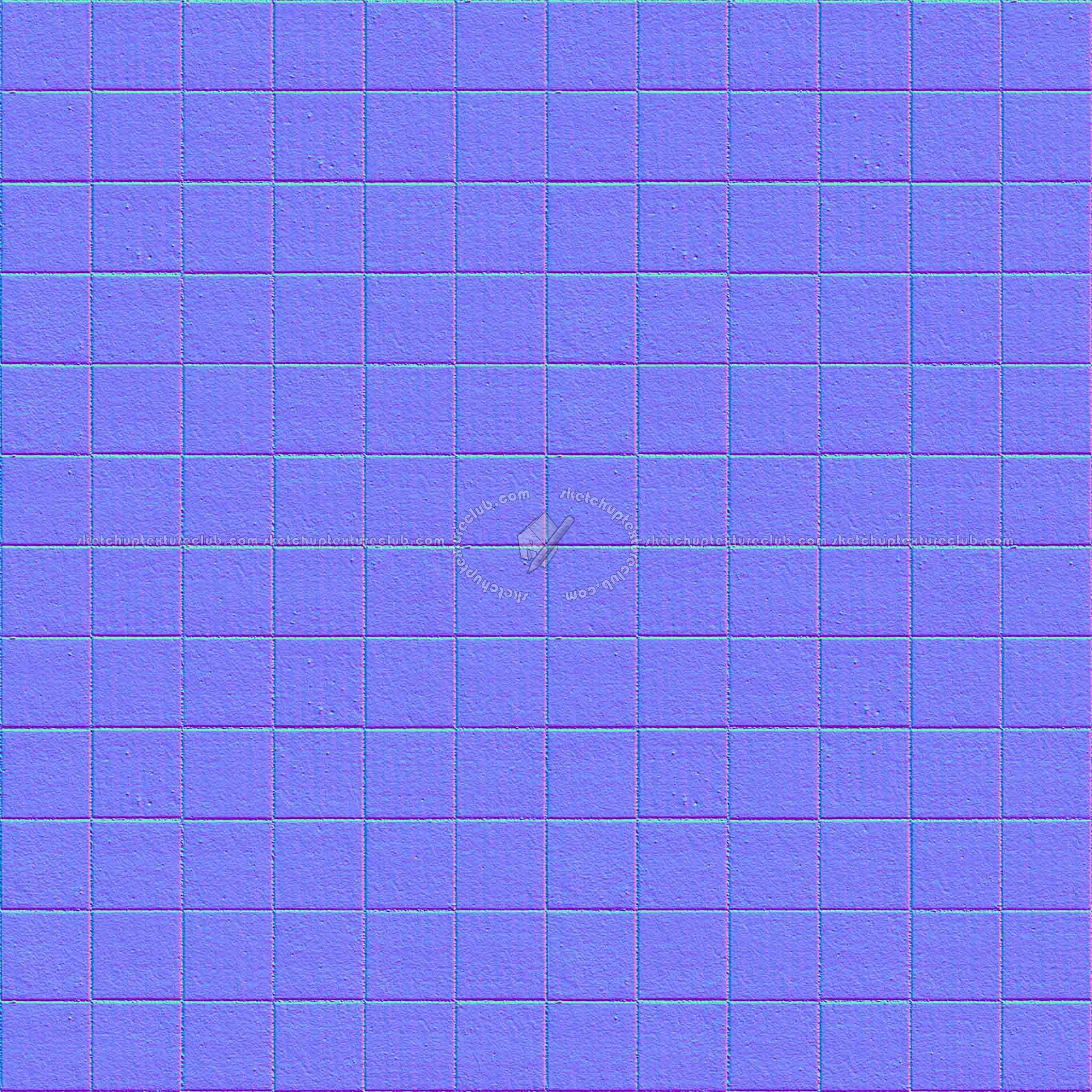 Textures   -   ARCHITECTURE   -   PAVING OUTDOOR   -   Concrete   -   Blocks regular  - Paving outdoor concrete regular block texture seamless 05657 - Normal