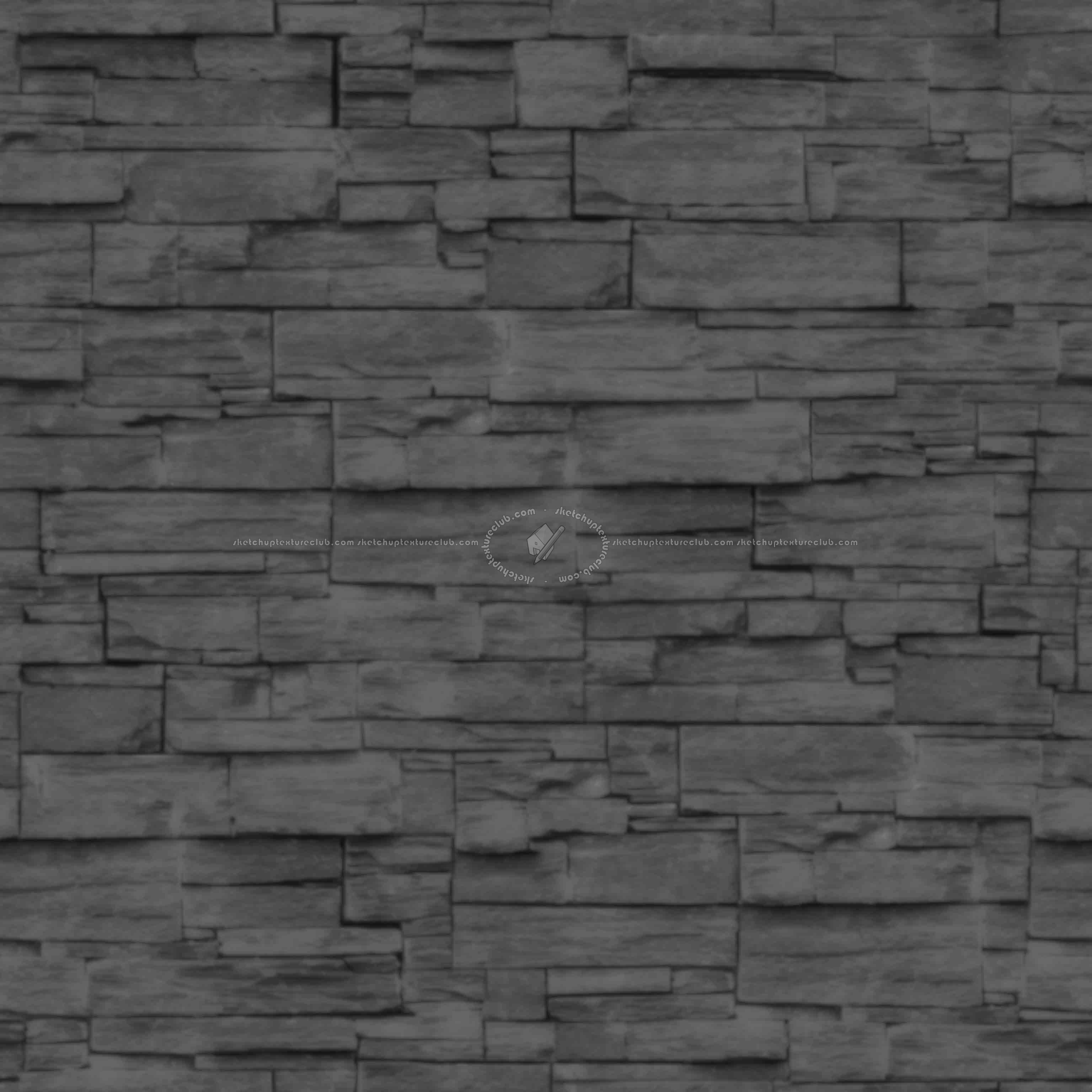 Textures   -   ARCHITECTURE   -   STONES WALLS   -   Claddings stone   -   Stacked slabs  - Stacked slabs walls stone texture seamless 08165 - Displacement