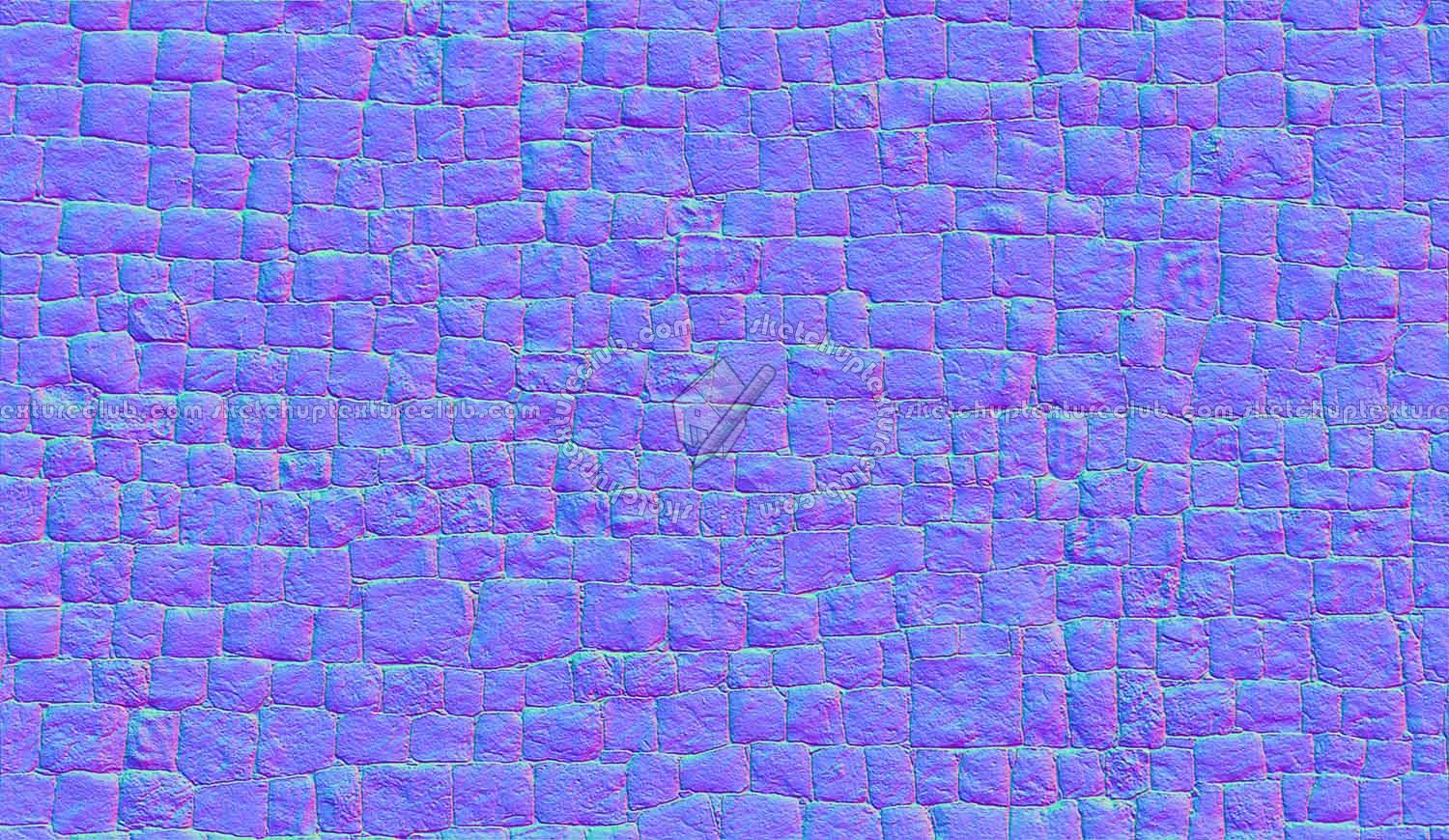 Textures   -   ARCHITECTURE   -   STONES WALLS   -   Stone blocks  - Wall stone with regular blocks texture seamless 08324 - Normal