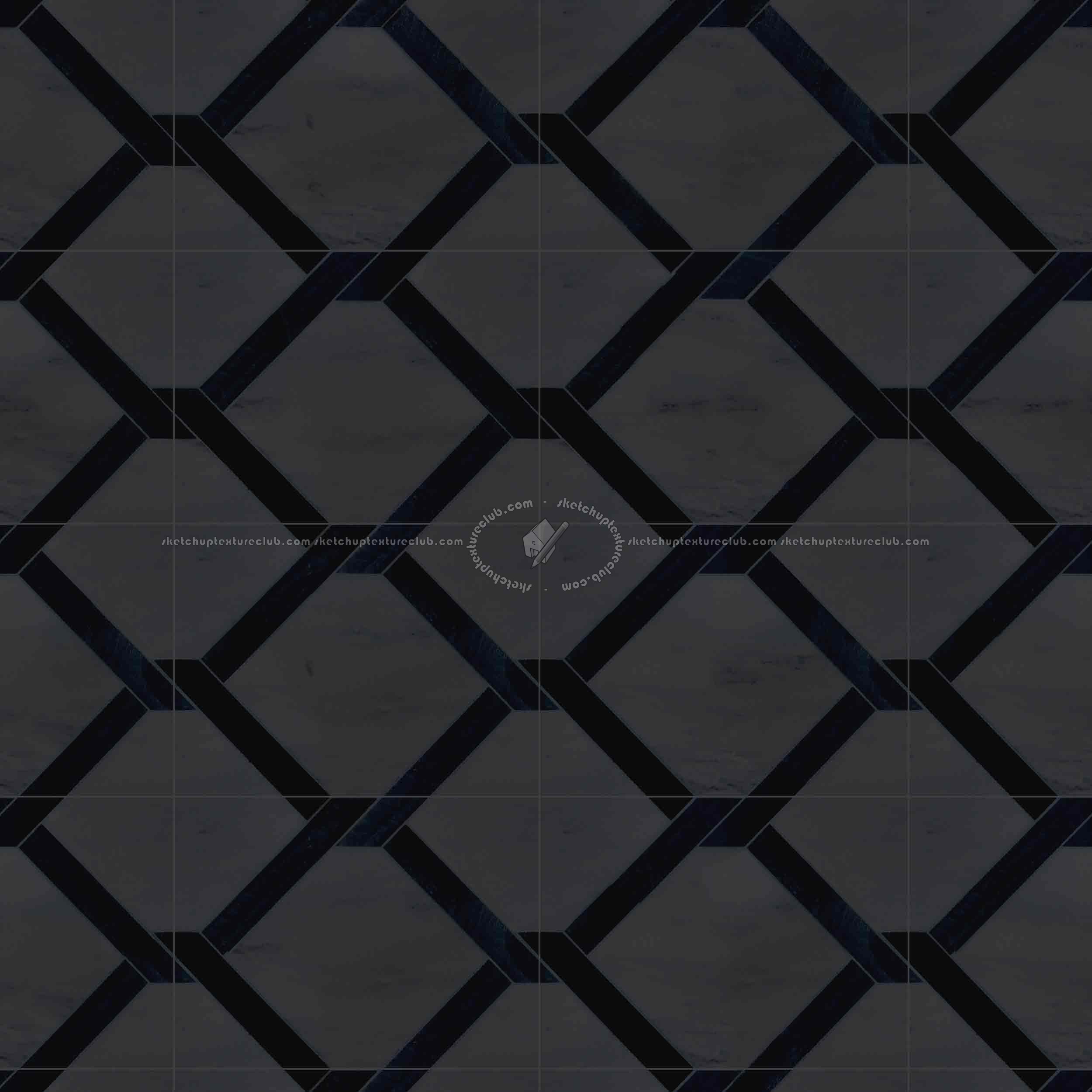 Textures - ARCHITECTURE - TILES INTERIOR - Marble tiles - Marble geometric patterns - White floor marble and wood texture seamless 21144 - Specular