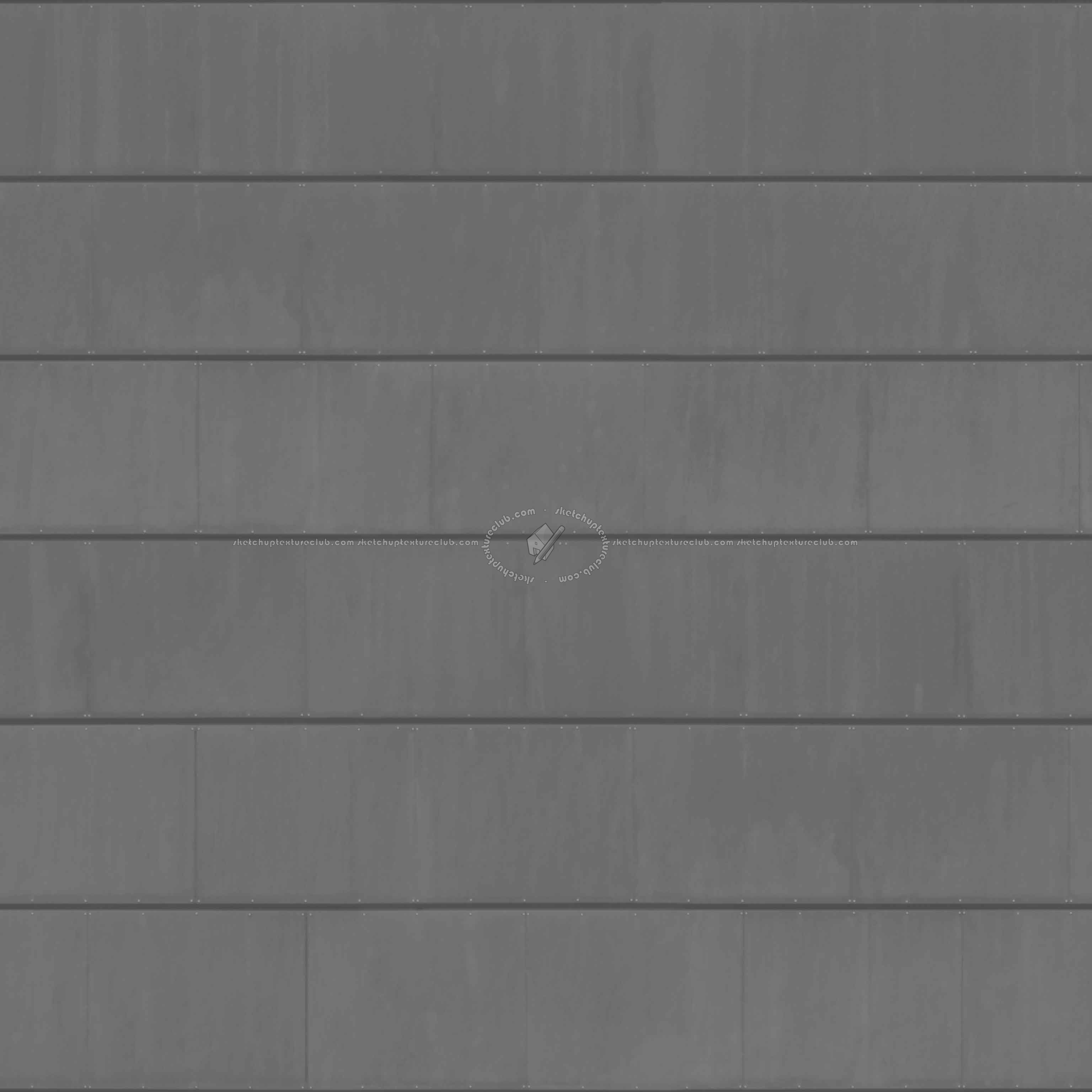 Textures   -   MATERIALS   -   METALS   -   Facades claddings  - Corten wall cladding Pbr texture seamless 22183 - Displacement