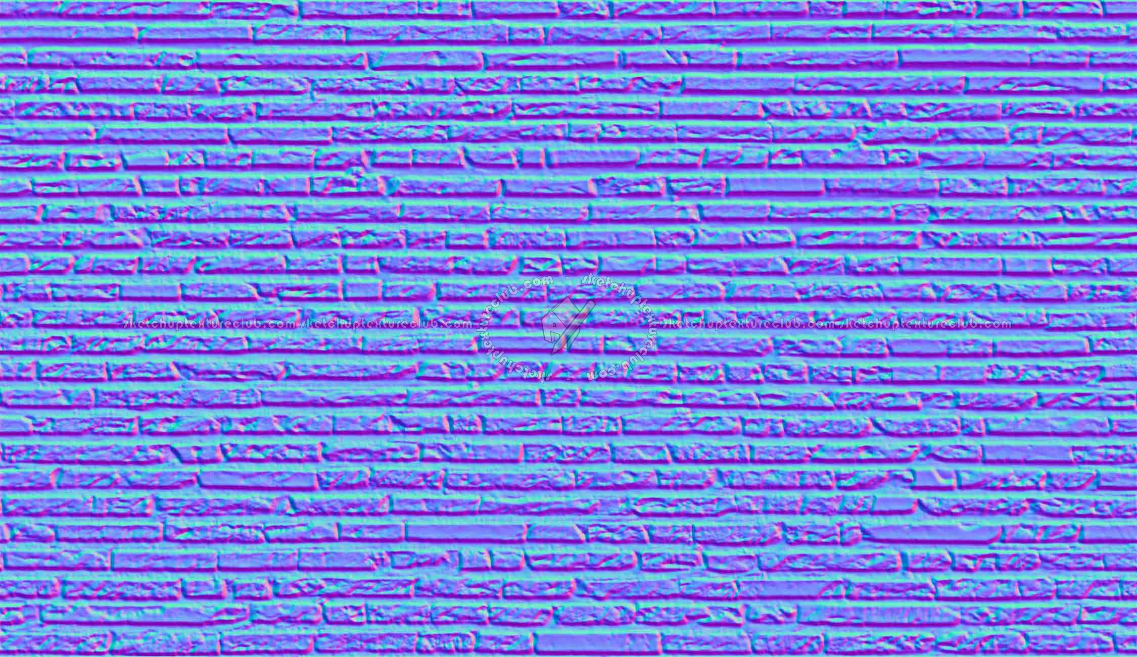 Textures   -   ARCHITECTURE   -   STONES WALLS   -   Claddings stone   -   Exterior  - Building wall cladding stone texture seamless 20196 - Normal