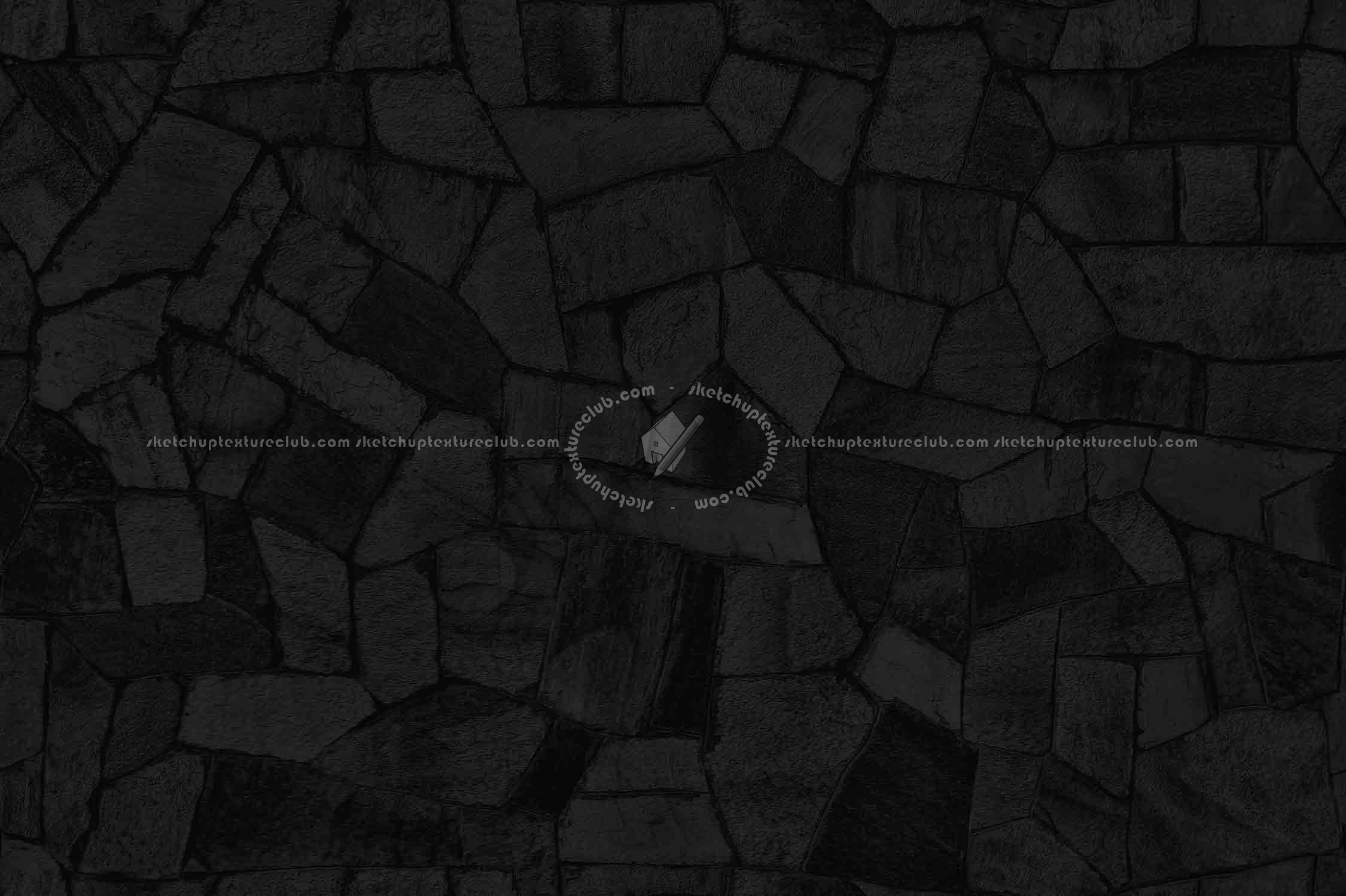 Textures   -   ARCHITECTURE   -   STONES WALLS   -   Claddings stone   -   Exterior  - Stones wall cladding texture seamless 20773 - Specular