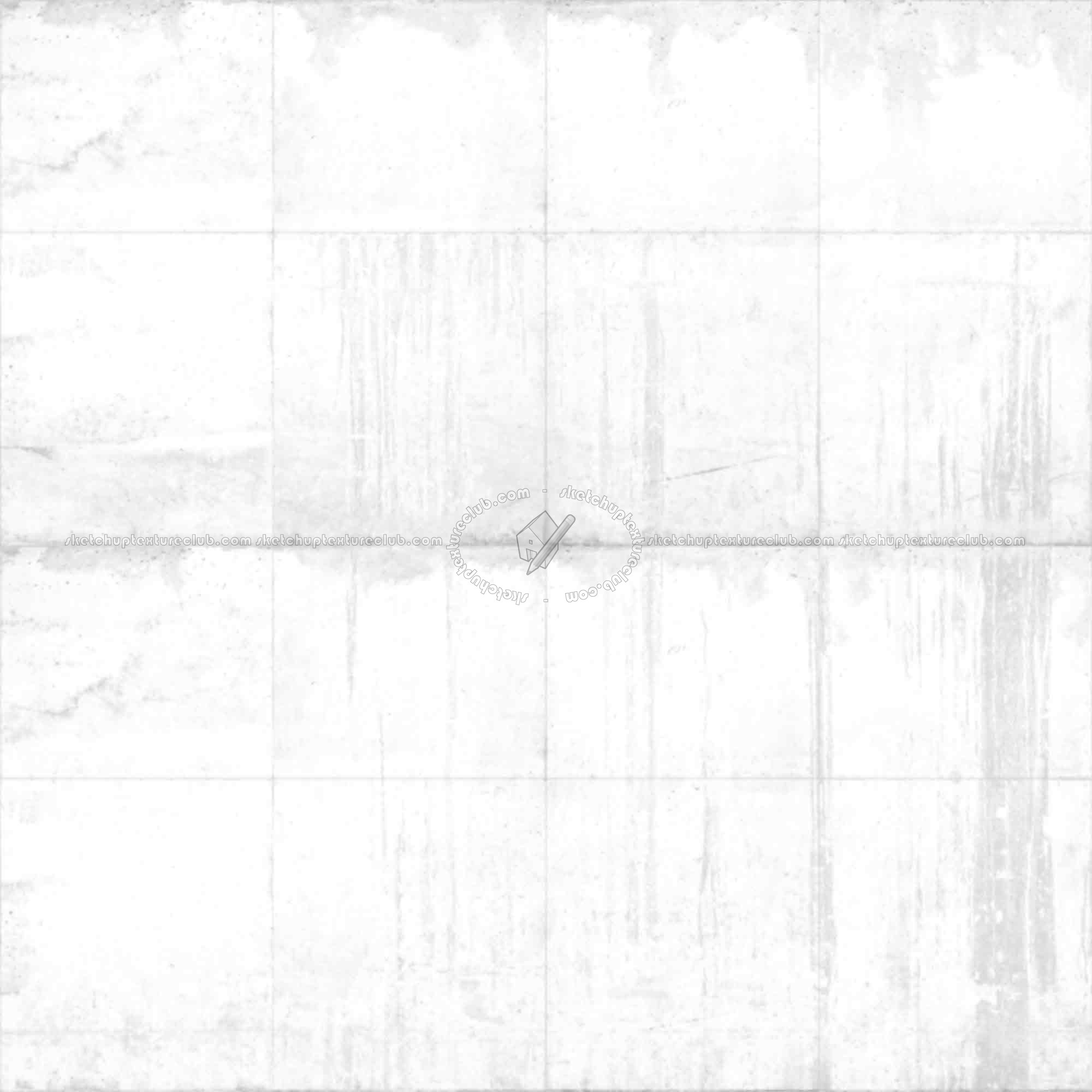 Textures   -   ARCHITECTURE   -   CONCRETE   -   Plates   -   Dirty  - Concrete dirt plates wall texture seamless 01744 - Ambient occlusion