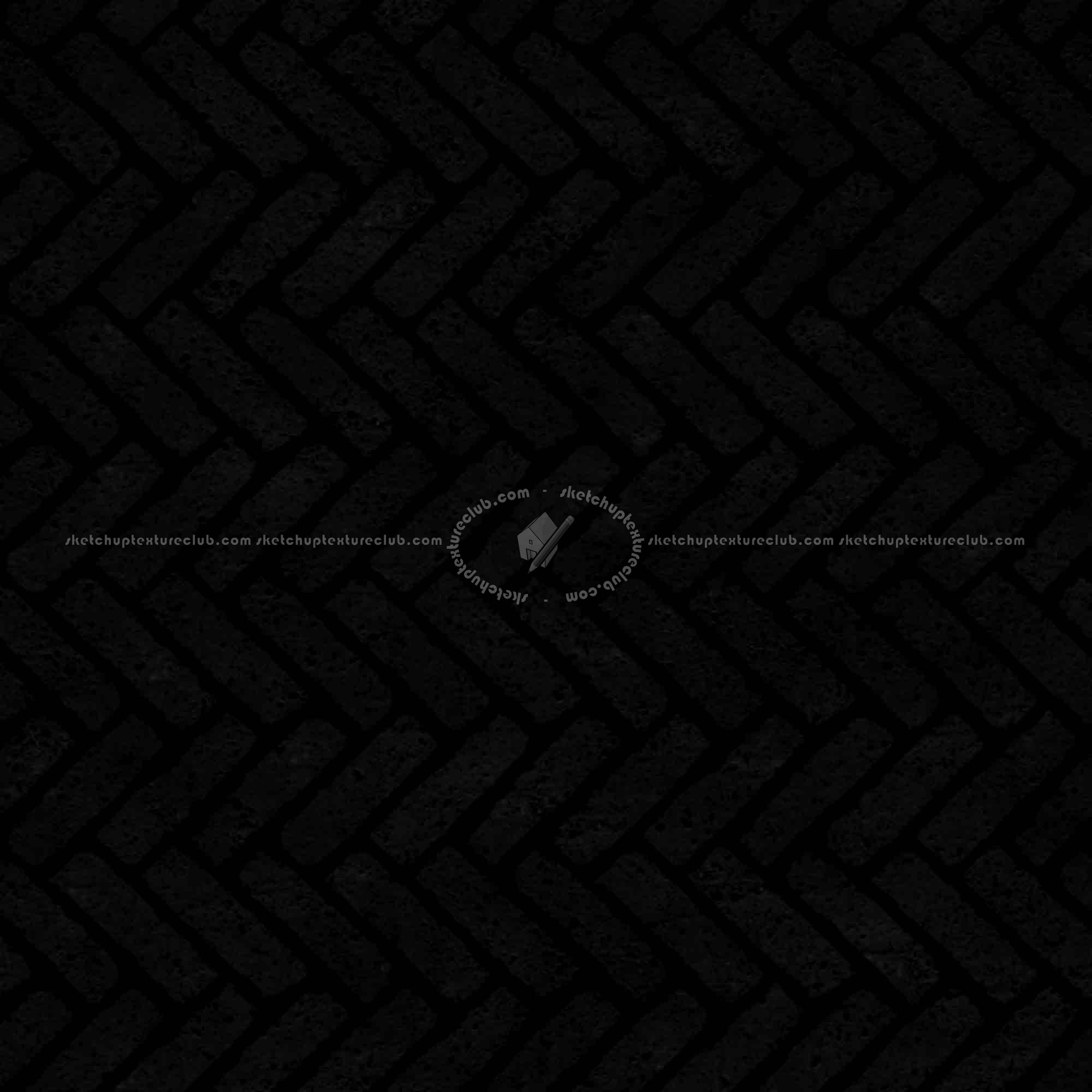 Textures   -   ARCHITECTURE   -   PAVING OUTDOOR   -   Concrete   -   Herringbone  - Concrete paving herringbone outdoor texture seamless 05822 - Specular