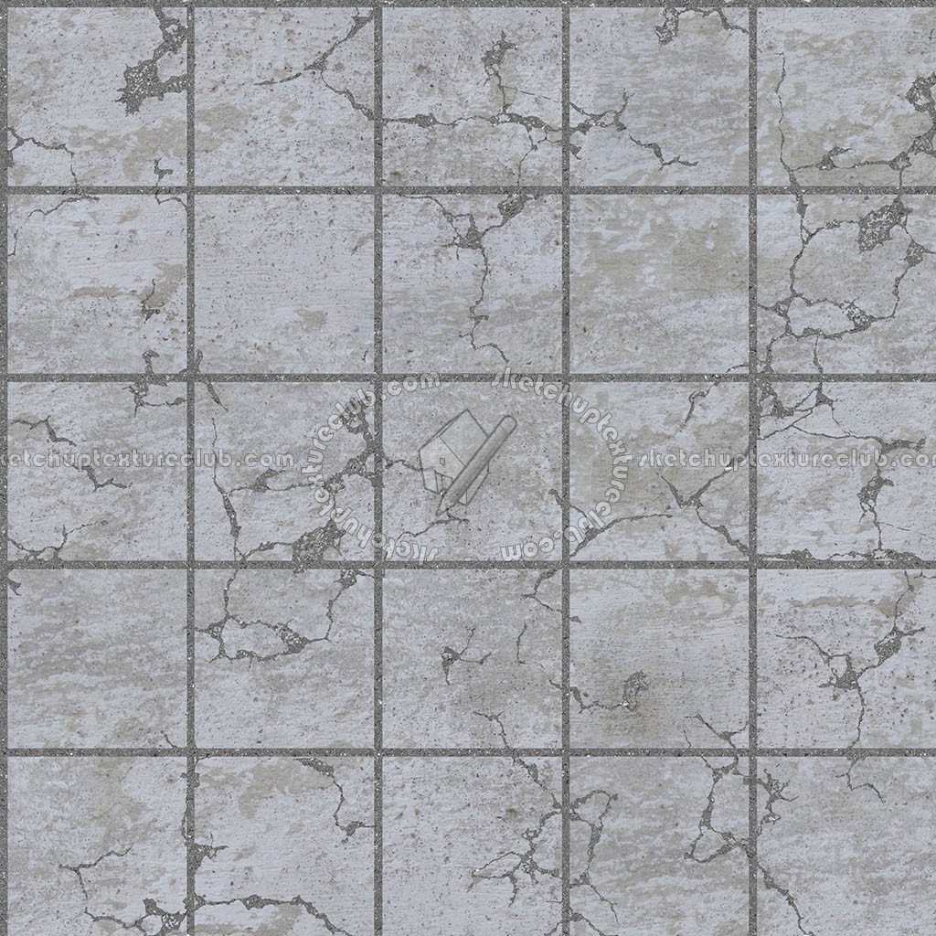 Textures   -   ARCHITECTURE   -   PAVING OUTDOOR   -   Concrete   -   Blocks damaged  - Concrete paving outdoor damaged texture seamless 05512 (seamless)