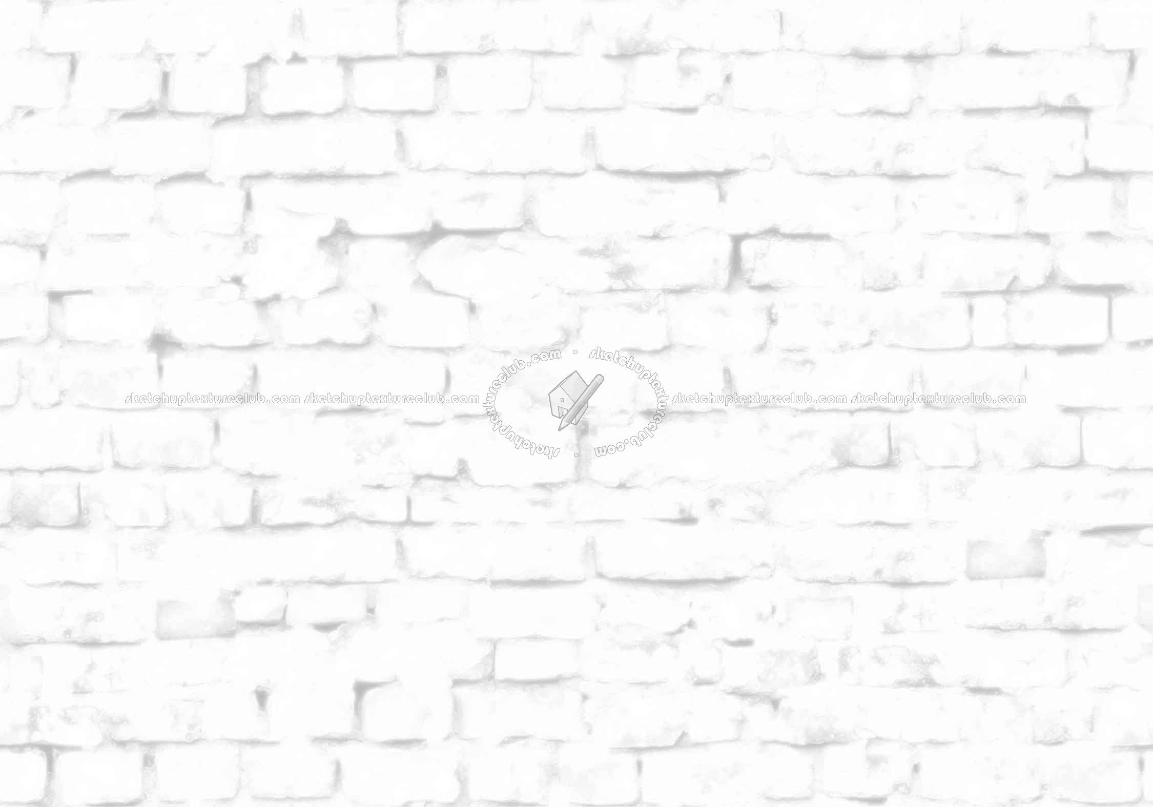 Textures   -   ARCHITECTURE   -   BRICKS   -   Damaged bricks  - Damaged bricks texture seamless 00134 - Ambient occlusion