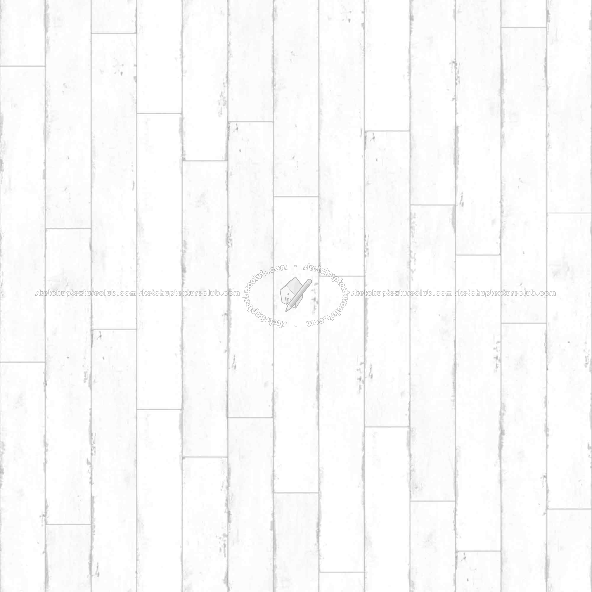 Textures   -   ARCHITECTURE   -   WOOD FLOORS   -   Parquet white  - Damaged white wood flooring texture seamless 20306 - Ambient occlusion