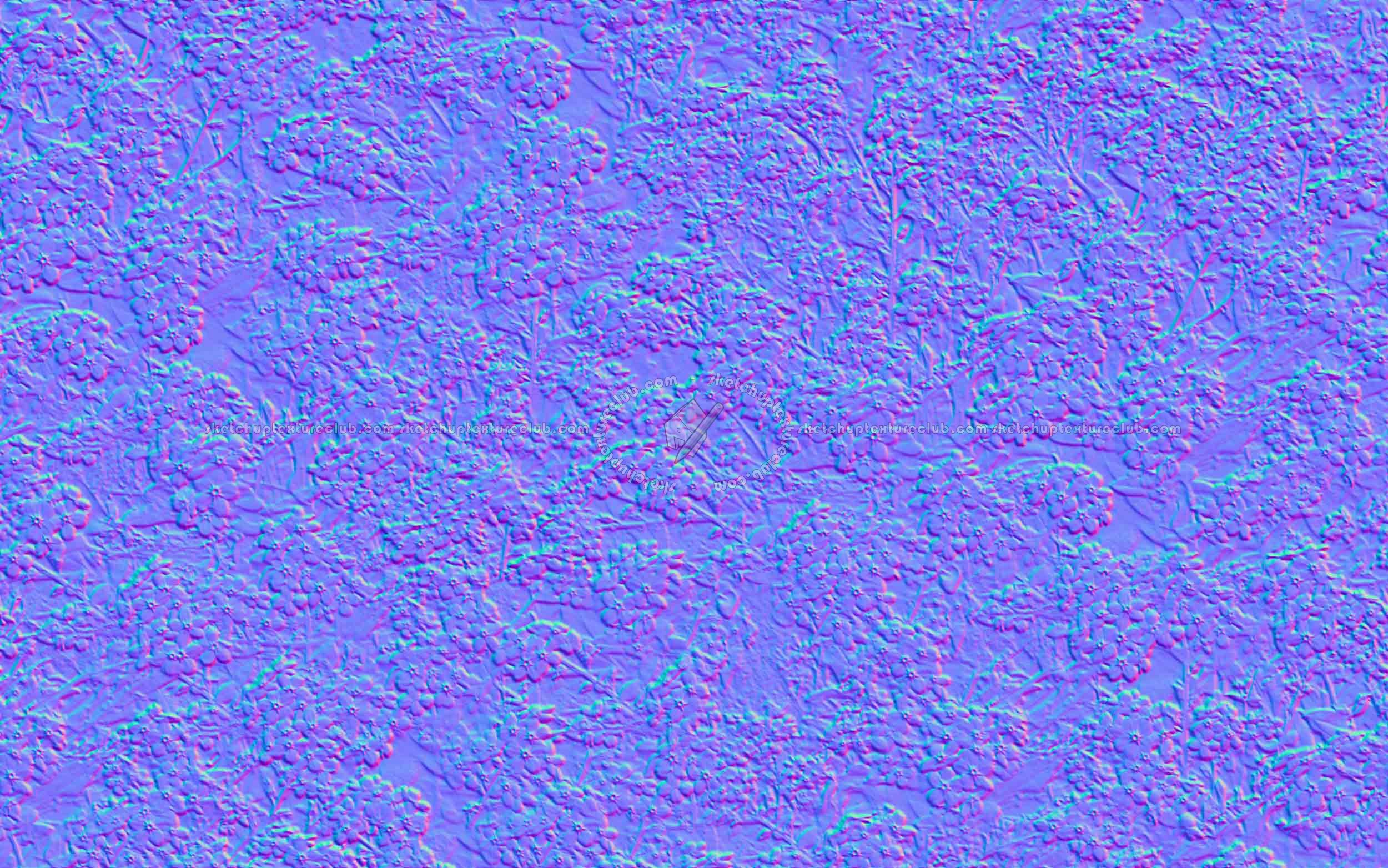 Textures   -   NATURE ELEMENTS   -   VEGETATION   -   Flowery fields  - Meadow of myosotis victoria texture seamless 20583 - Normal