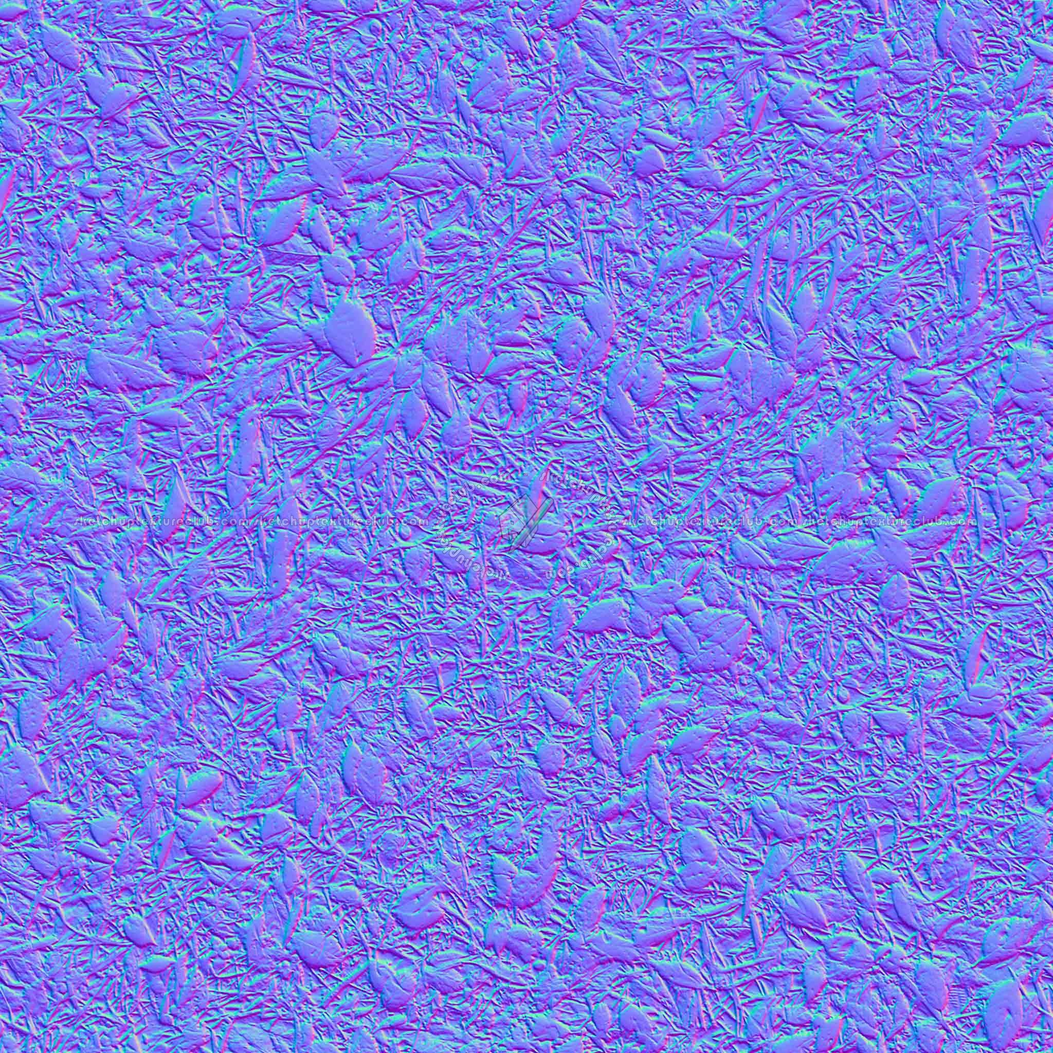 Meadow with leaves PBR texture seamless 21845