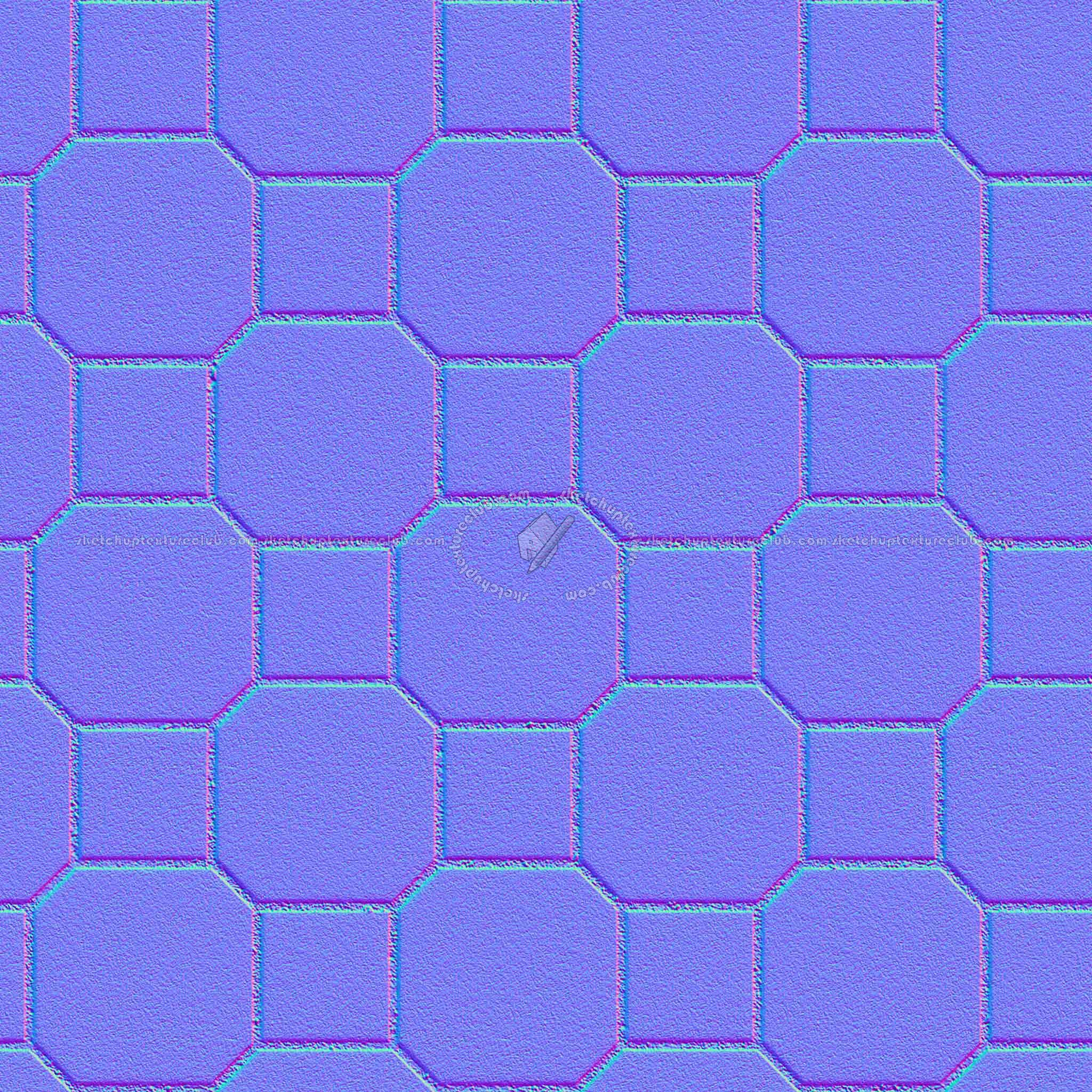 Textures   -   ARCHITECTURE   -   PAVING OUTDOOR   -   Concrete   -   Blocks mixed  - Paving concrete mixed size texture seamless 05594 - Normal