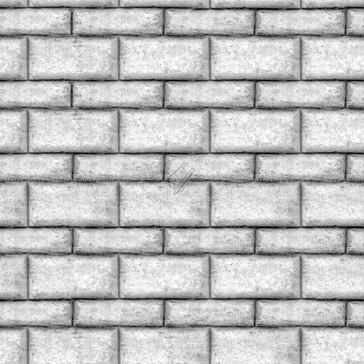 Textures   -   ARCHITECTURE   -   STONES WALLS   -   Stone blocks  - Rome wall stone with regular blocks texture seamless 08325 - Bump