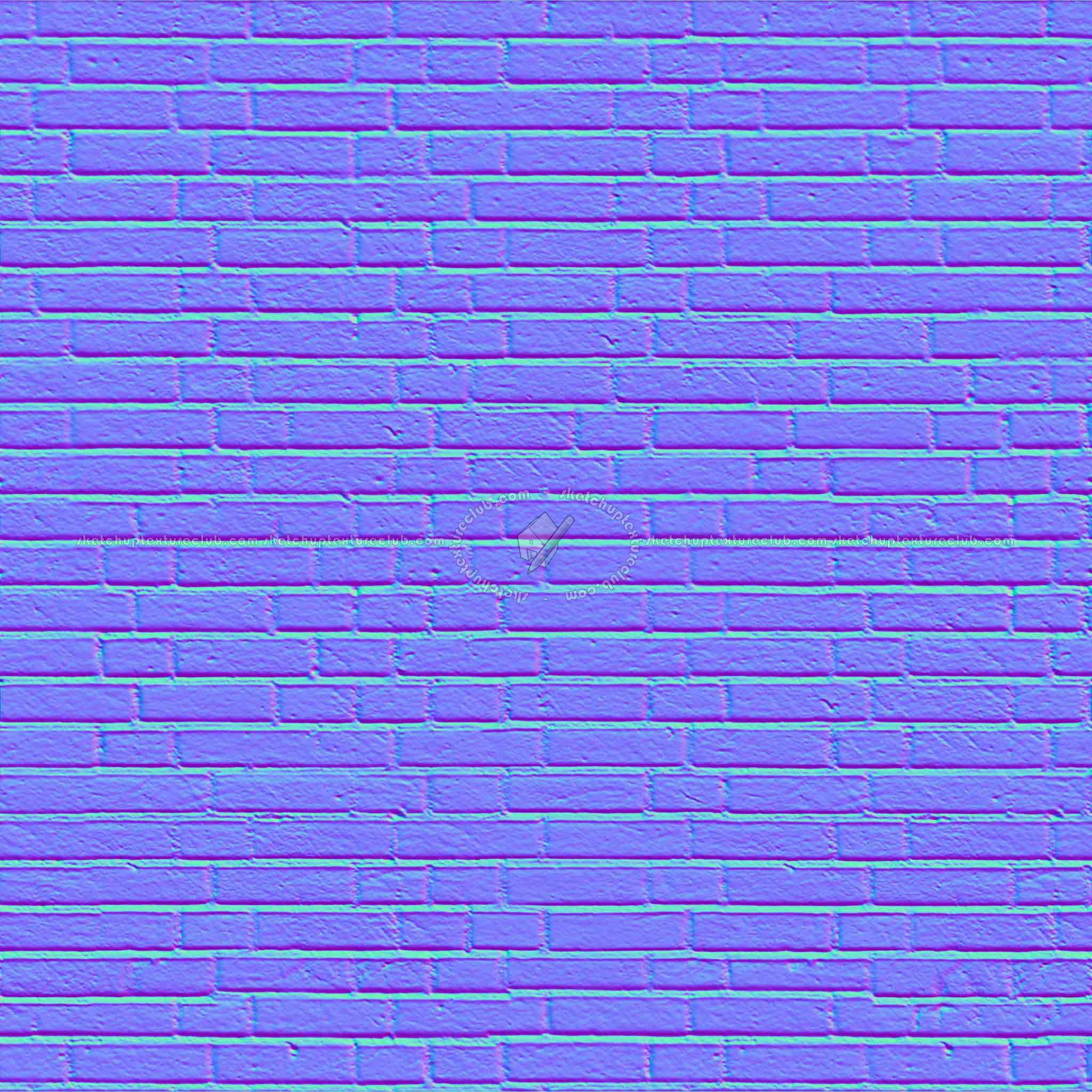 Textures   -   ARCHITECTURE   -   BRICKS   -   White Bricks  - White bricks texture seamles 00522 - Normal