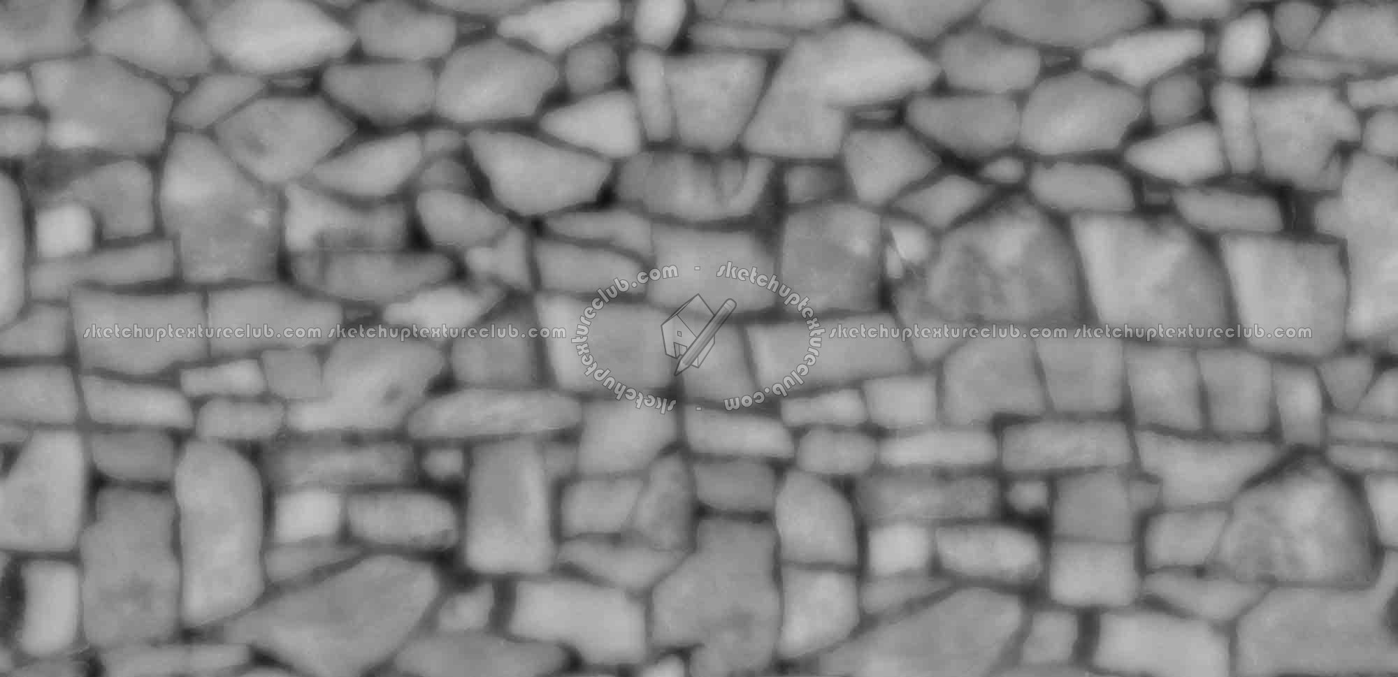 Textures   -   ARCHITECTURE   -   STONES WALLS   -   Claddings stone   -   Exterior  - Cladding wall stones texture seamless 21191 - Displacement