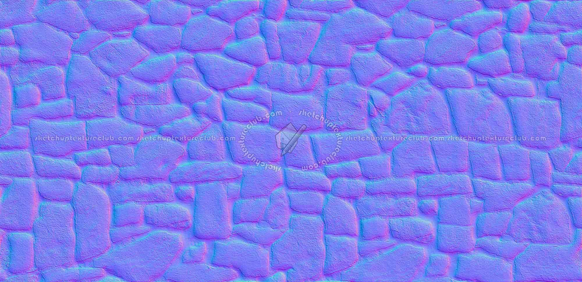 Textures   -   ARCHITECTURE   -   STONES WALLS   -   Claddings stone   -   Exterior  - Cladding wall stones texture seamless 21191 - Normal