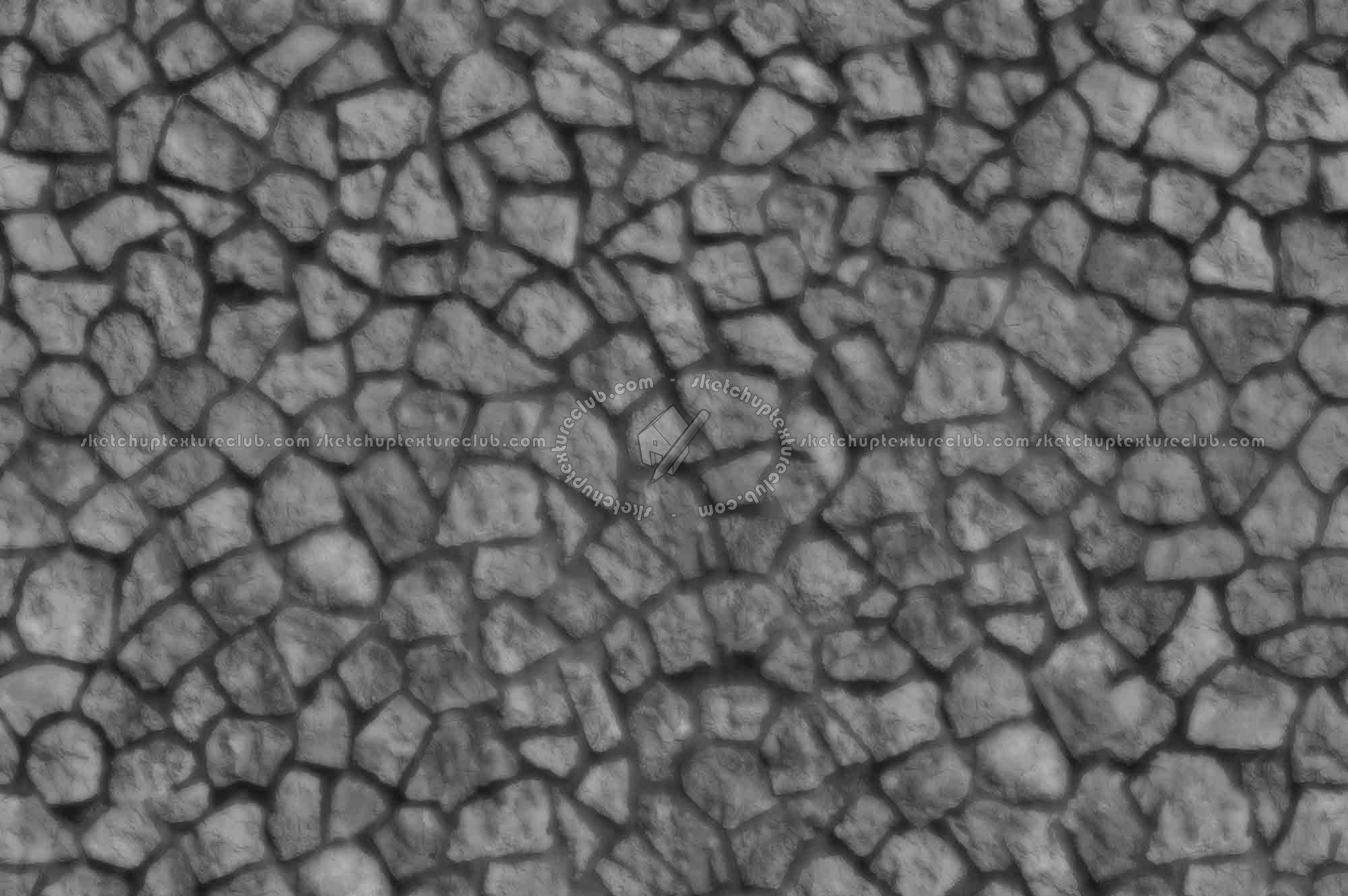 Textures   -   ARCHITECTURE   -   STONES WALLS   -   Claddings stone   -   Exterior  - Wall cladding flagstone texture seamles 21237 - Displacement