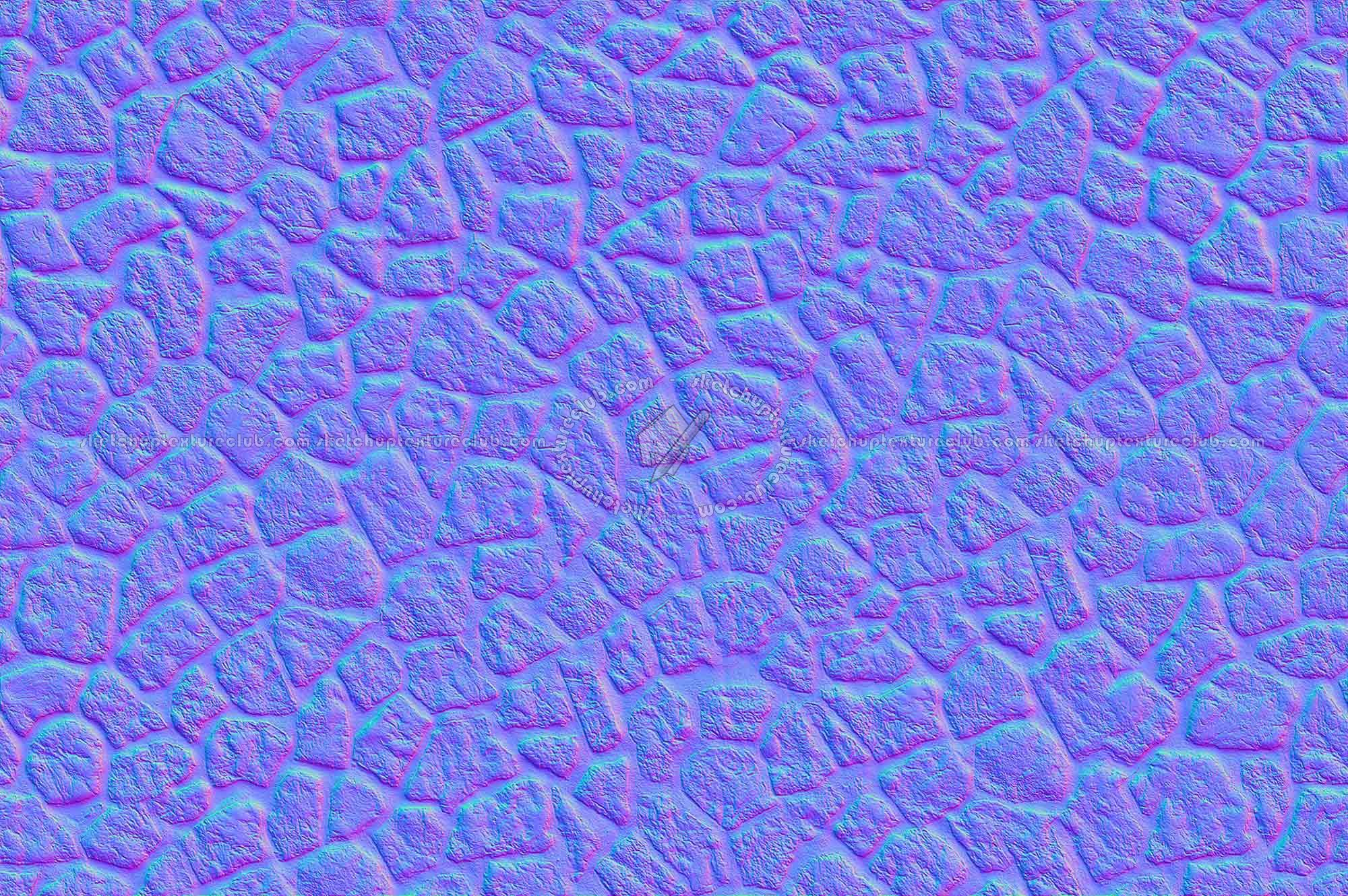 Textures   -   ARCHITECTURE   -   STONES WALLS   -   Claddings stone   -   Exterior  - Wall cladding flagstone texture seamles 21237 - Normal