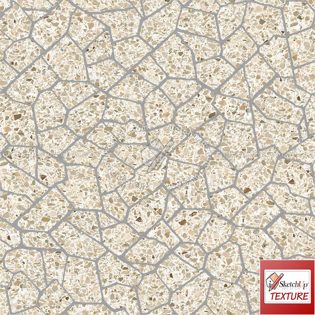 Textures   -   ARCHITECTURE   -   TILES INTERIOR   -   Terrazzo  - Cement terrazzo floor PBR texture seamless 21873 (seamless)
