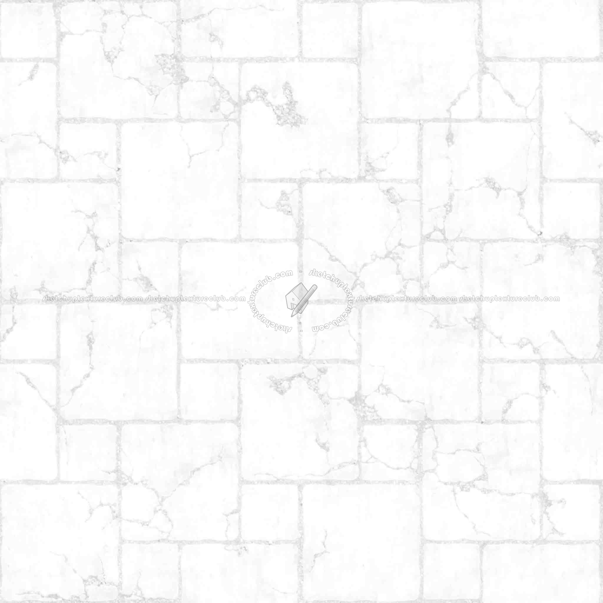 Textures   -   ARCHITECTURE   -   PAVING OUTDOOR   -   Concrete   -   Blocks damaged  - Concrete paving outdoor damaged texture seamless 05513 - Ambient occlusion