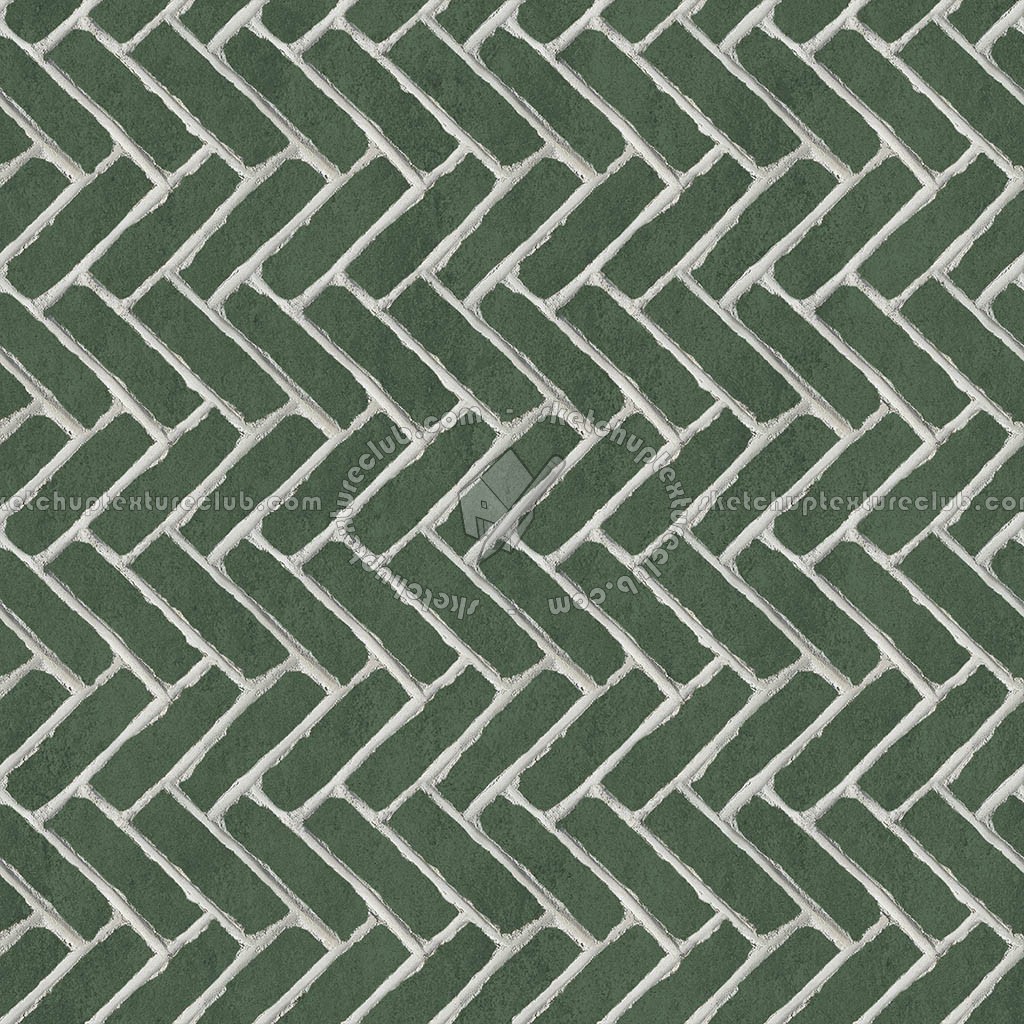 Textures   -   ARCHITECTURE   -   PAVING OUTDOOR   -   Concrete   -   Herringbone  - Concrete paving herringbone outdoor texture seamless 05823 (seamless)