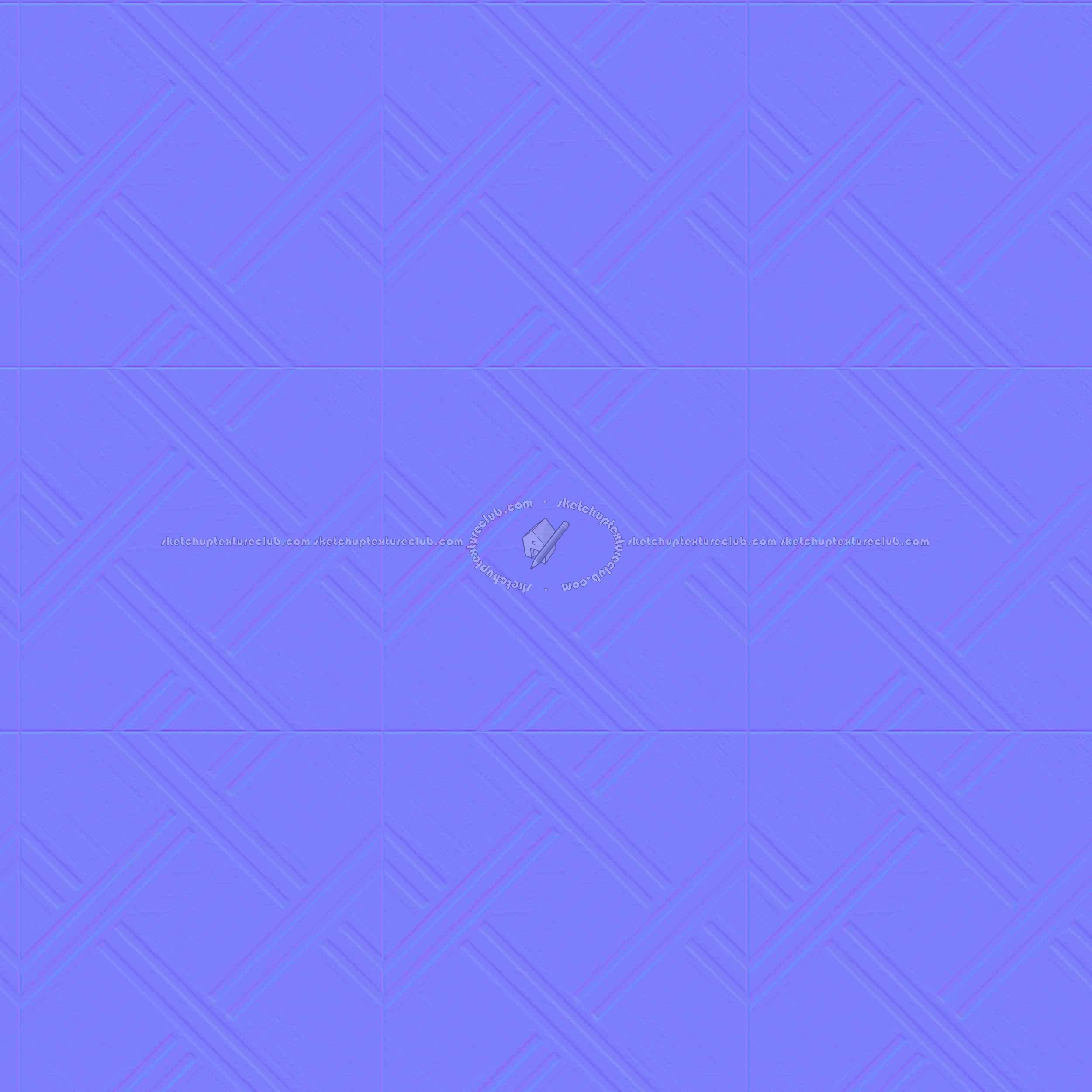 Textures   -   ARCHITECTURE   -   WOOD FLOORS   -   Geometric pattern  - Parquet geometric pattern texture seamless 04755 - Normal