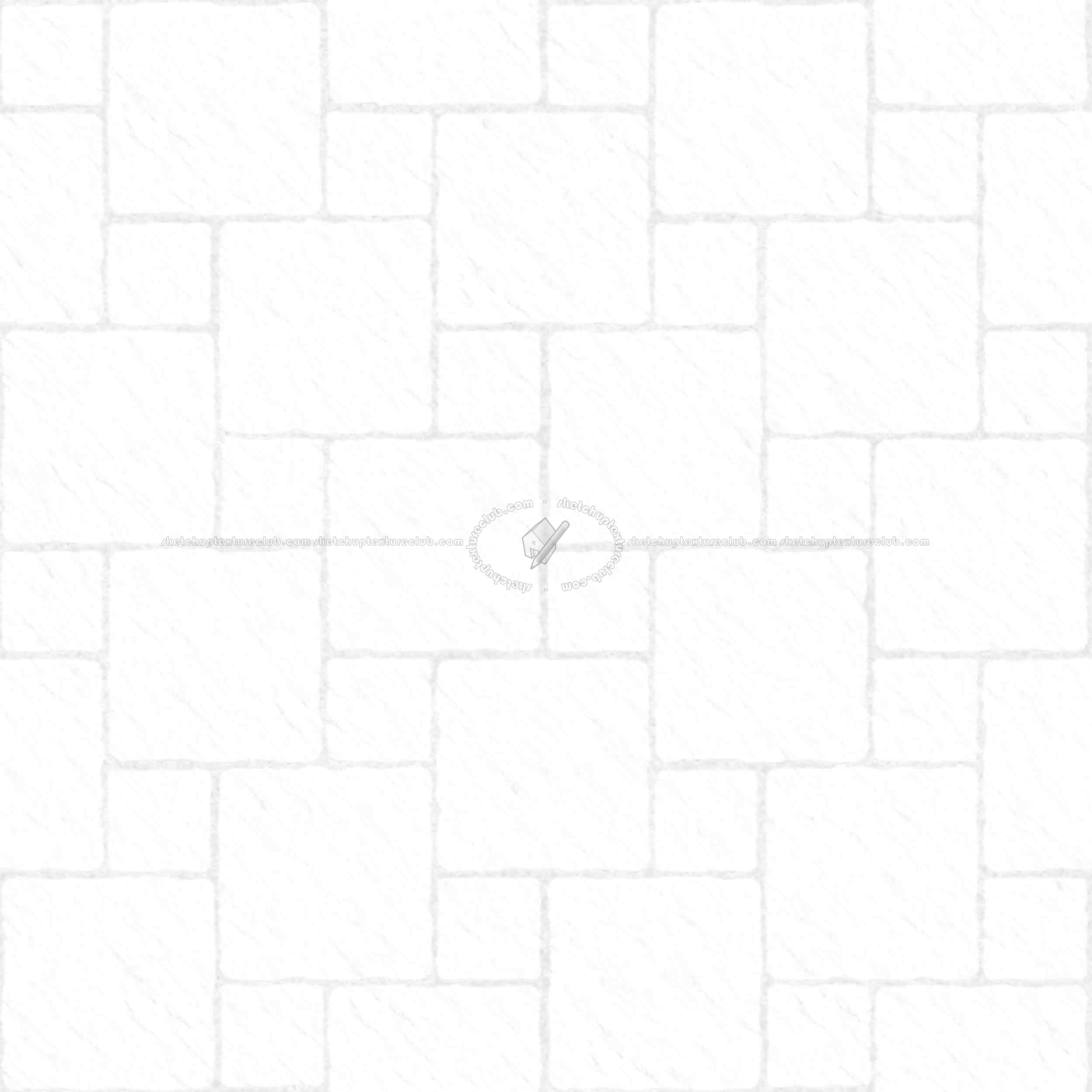 Textures   -   ARCHITECTURE   -   PAVING OUTDOOR   -   Pavers stone   -   Blocks mixed  - Pavers stone mixed size texture seamless 06121 - Ambient occlusion