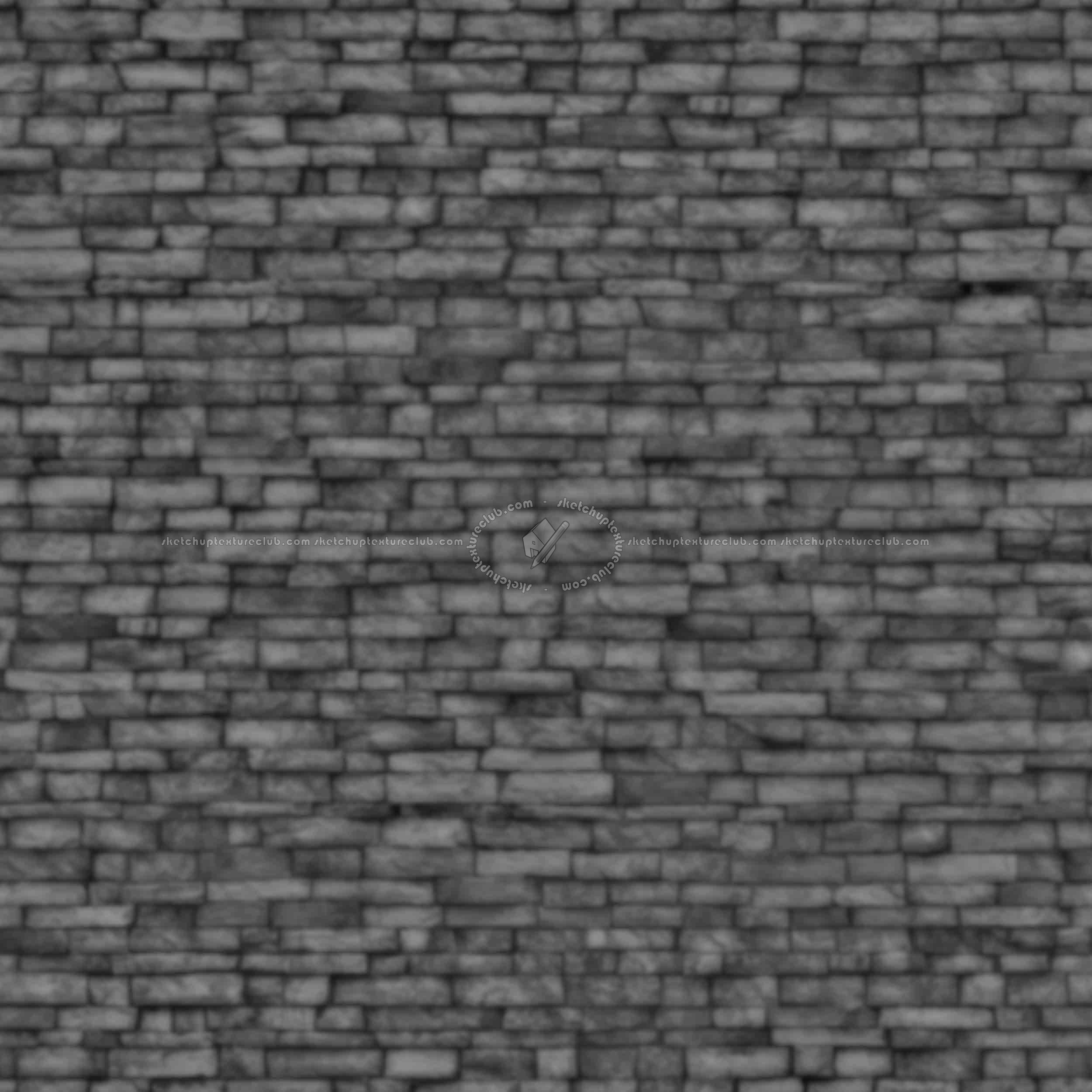 Textures   -   ARCHITECTURE   -   STONES WALLS   -   Claddings stone   -   Exterior  - stones wall cladding texture seamless 22391 - Displacement
