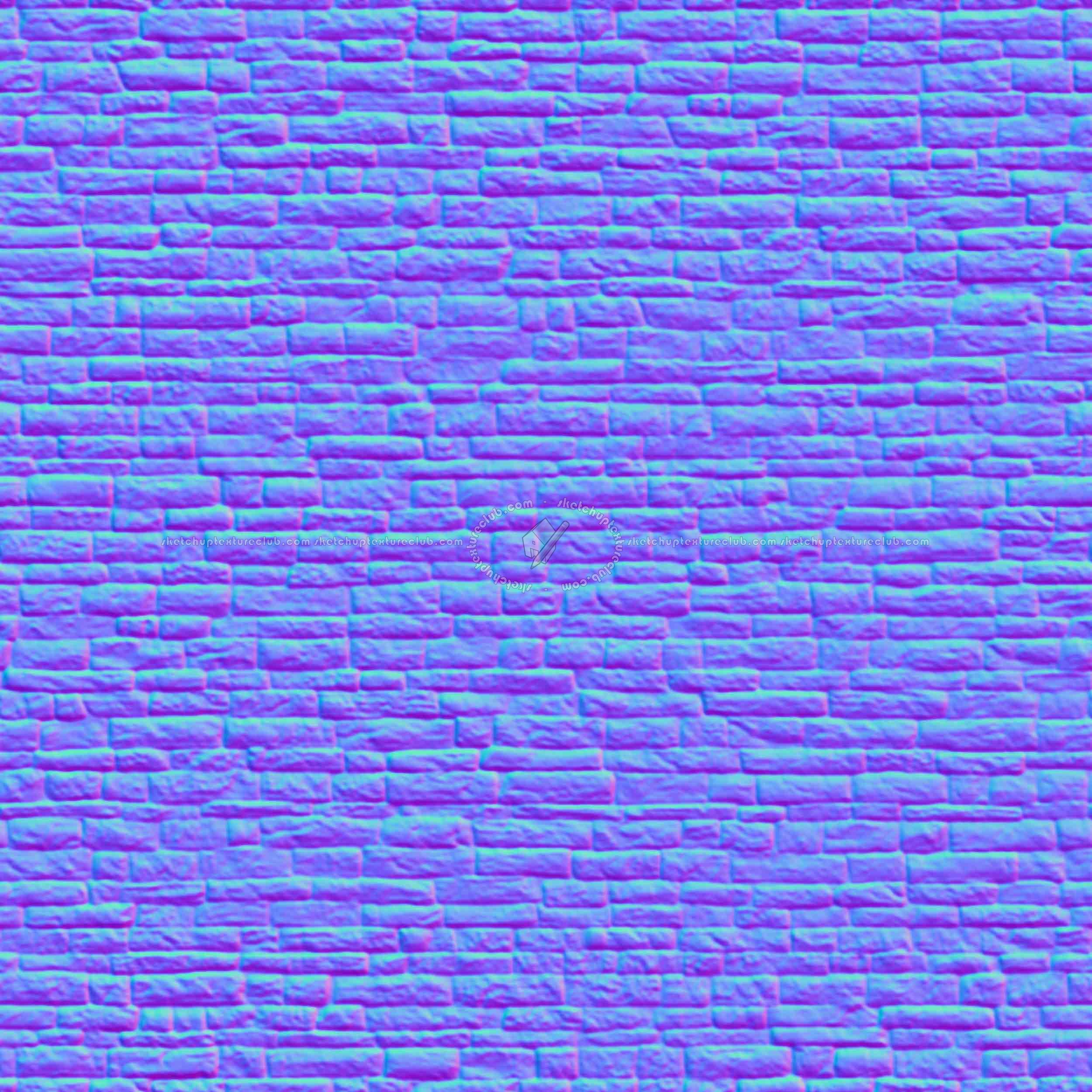 Textures   -   ARCHITECTURE   -   STONES WALLS   -   Claddings stone   -   Exterior  - stones wall cladding texture seamless 22391 - Normal