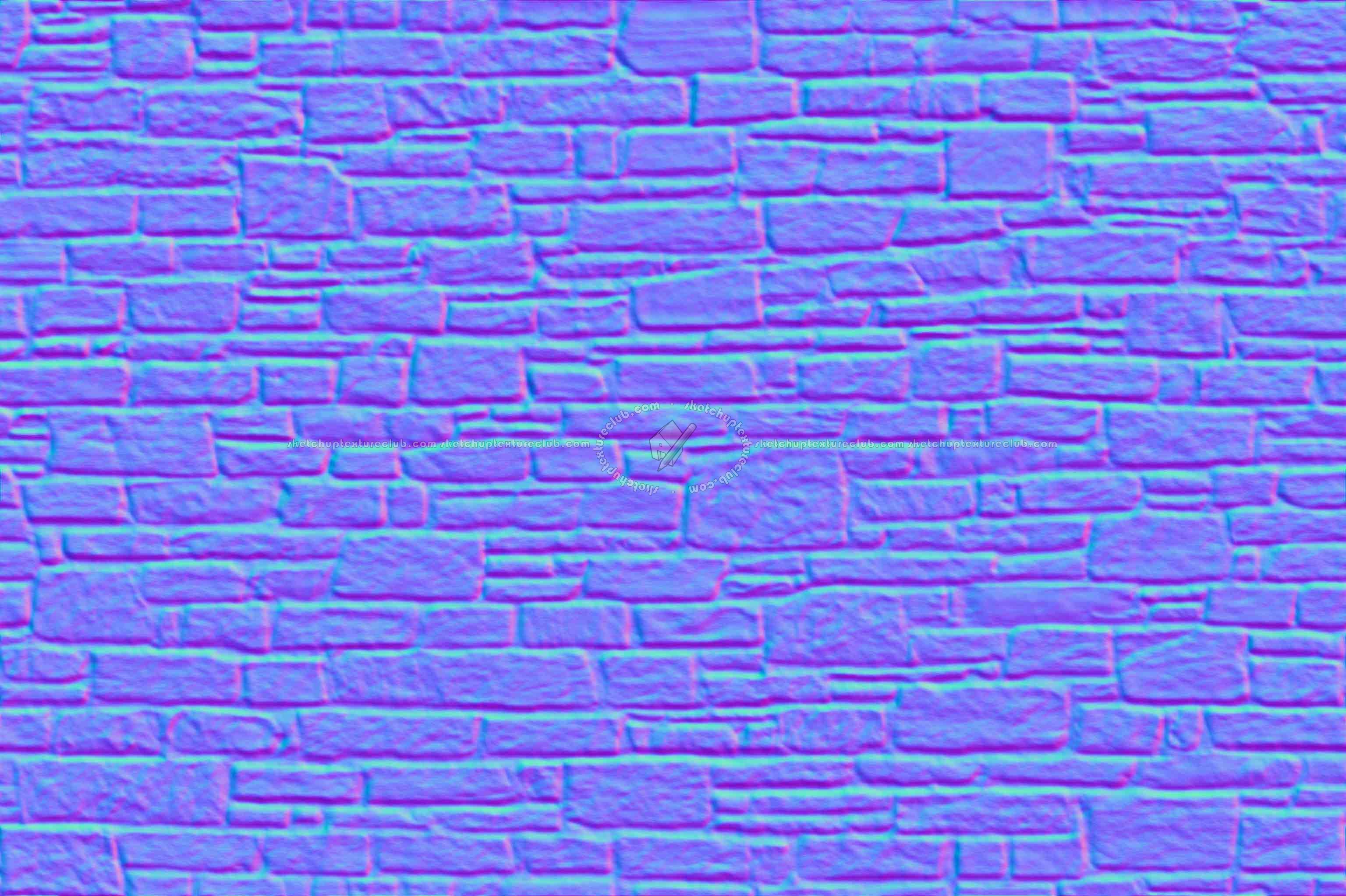 Textures   -   ARCHITECTURE   -   STONES WALLS   -   Claddings stone   -   Exterior  - stone wall cladding pbr texture seamless 22404 - Normal