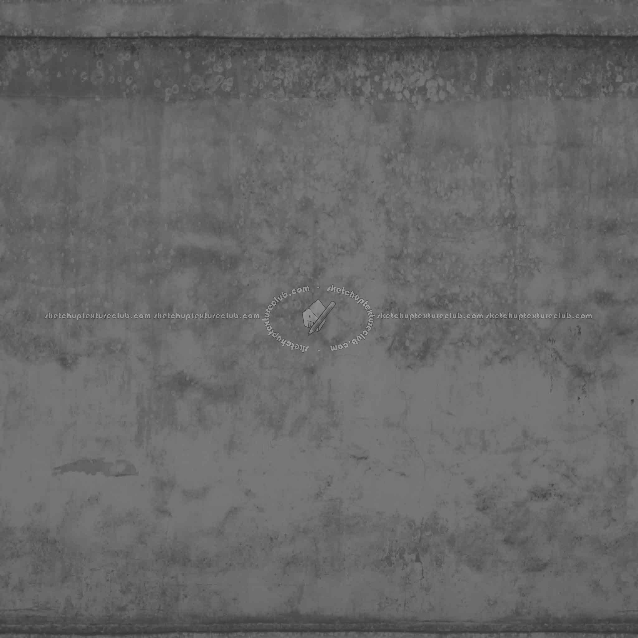 Textures   -   ARCHITECTURE   -   CONCRETE   -   Plates   -   Dirty  - Concrete dirt plates wall texture seamless 01746 - Displacement
