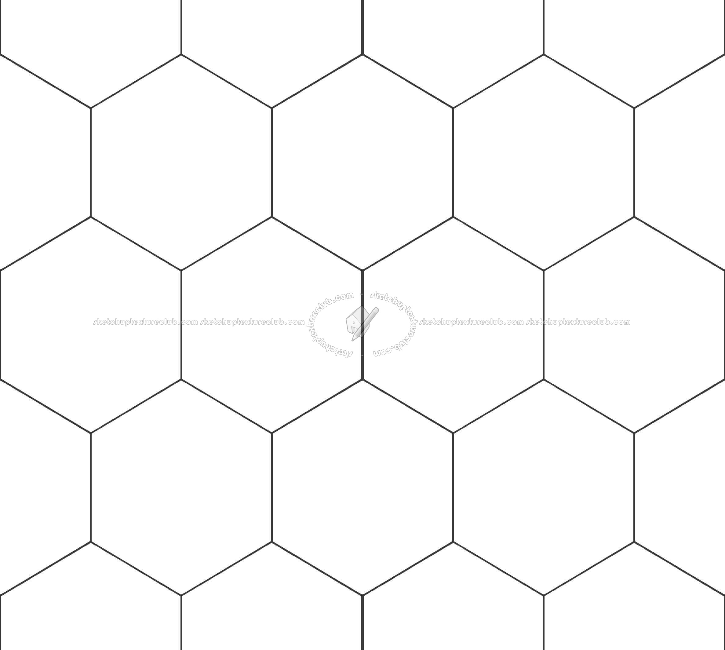 Textures   -   ARCHITECTURE   -   TILES INTERIOR   -   Hexagonal mixed  - Concrete hexagonal tile texture seamless 20292 - Bump