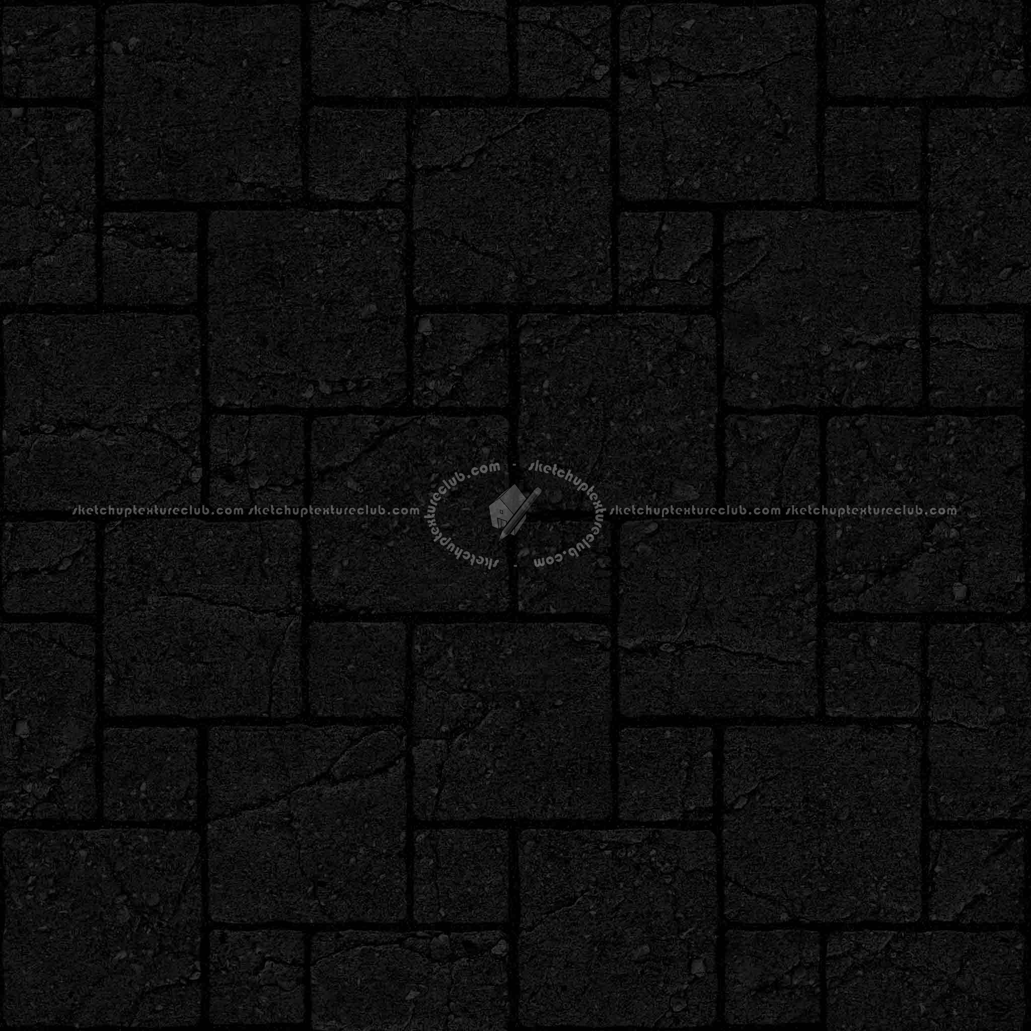 Textures   -   ARCHITECTURE   -   PAVING OUTDOOR   -   Concrete   -   Blocks damaged  - Concrete paving outdoor damaged texture seamless 05514 - Specular