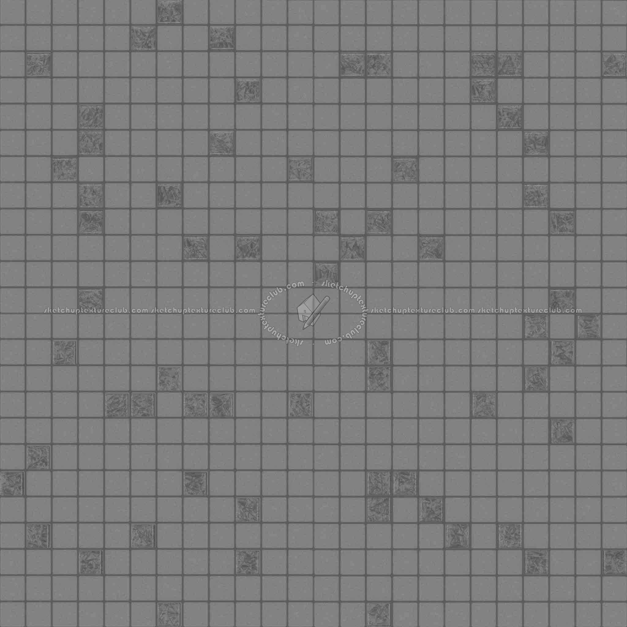 Textures   -   ARCHITECTURE   -   TILES INTERIOR   -   Mosaico   -   Classic format   -   Multicolor  - Mosaico multicolor tiles texture seamless 15001 - Displacement