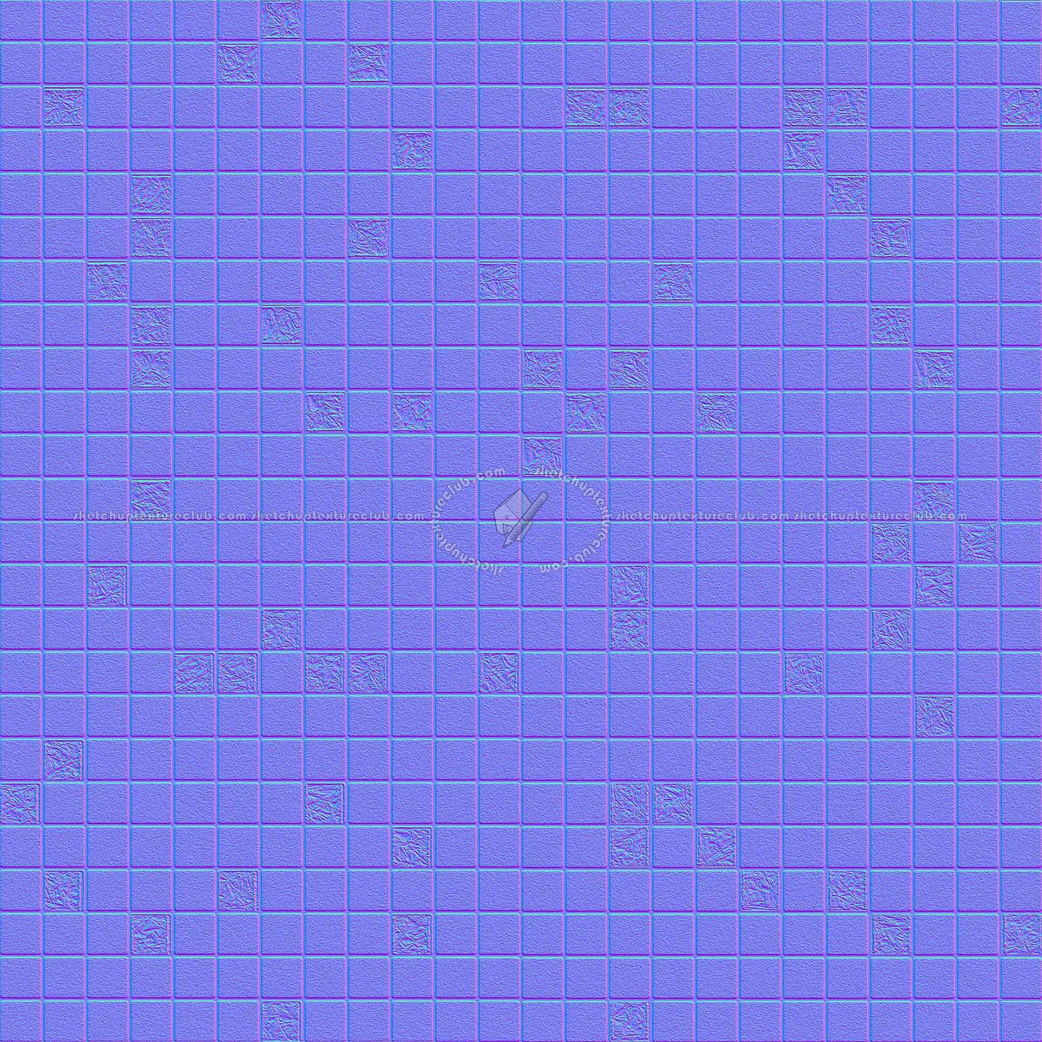 Textures   -   ARCHITECTURE   -   TILES INTERIOR   -   Mosaico   -   Classic format   -   Multicolor  - Mosaico multicolor tiles texture seamless 15001 - Normal