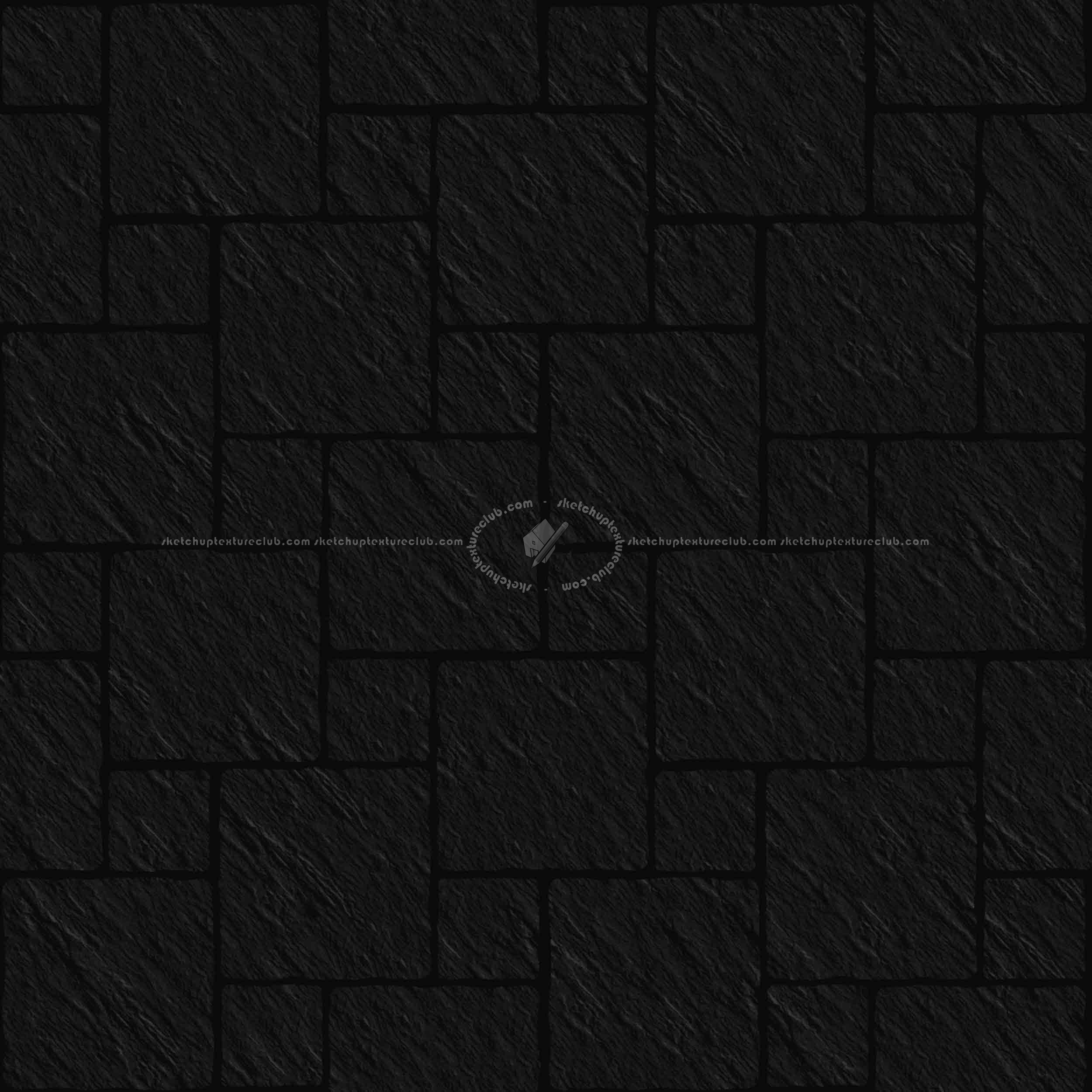 Textures   -   ARCHITECTURE   -   PAVING OUTDOOR   -   Pavers stone   -   Blocks mixed  - Pavers stone mixed size texture seamless 06122 - Specular