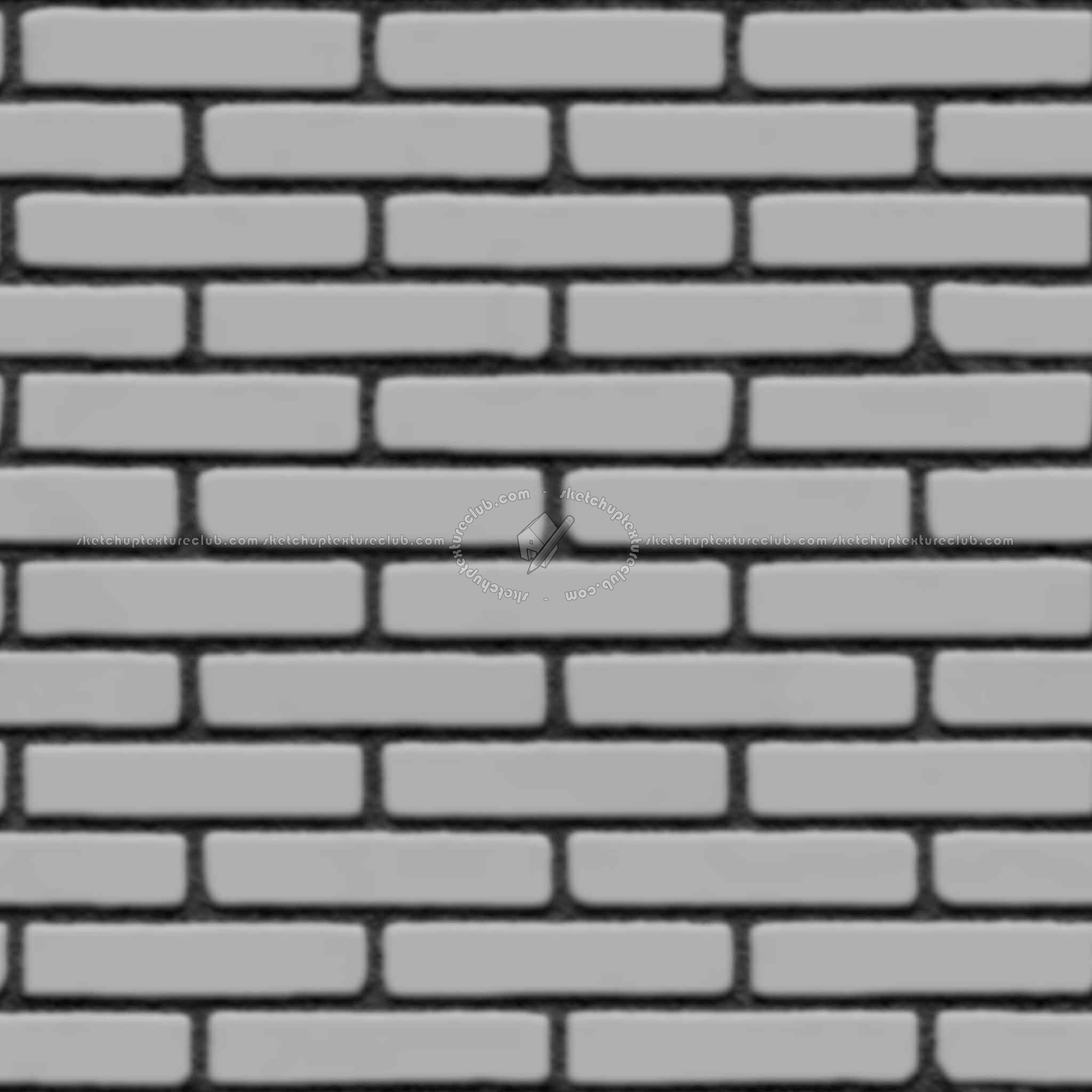 Textures   -   ARCHITECTURE   -   BRICKS   -   Colored Bricks   -   Smooth  - Texture colored bricks smooth seamless 00086 - Displacement