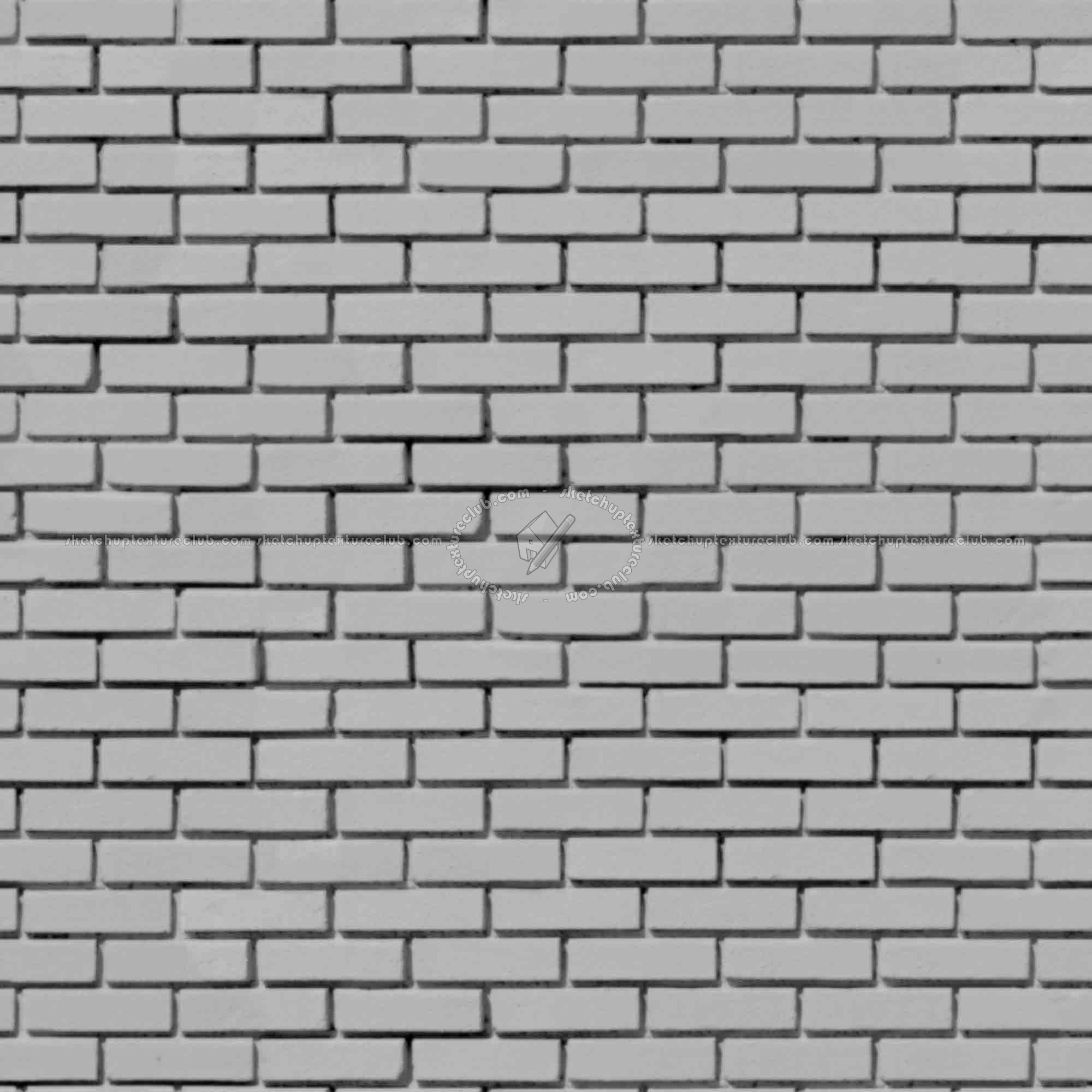 Textures   -   ARCHITECTURE   -   BRICKS   -   White Bricks  - White bricks texture seamles 00524 - Displacement