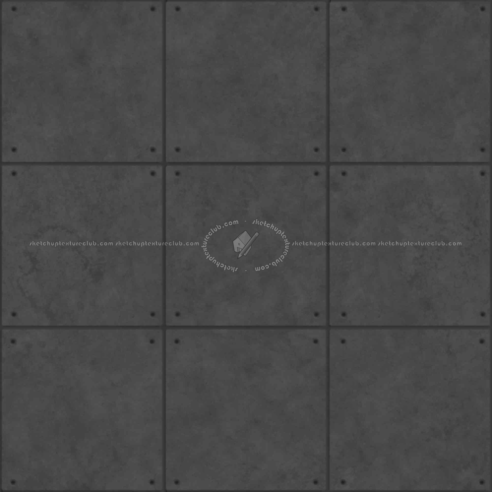 Textures   -   ARCHITECTURE   -   CONCRETE   -   Plates   -   Dirty  - Concrete dirt plates wall texture seamless 01747 - Displacement