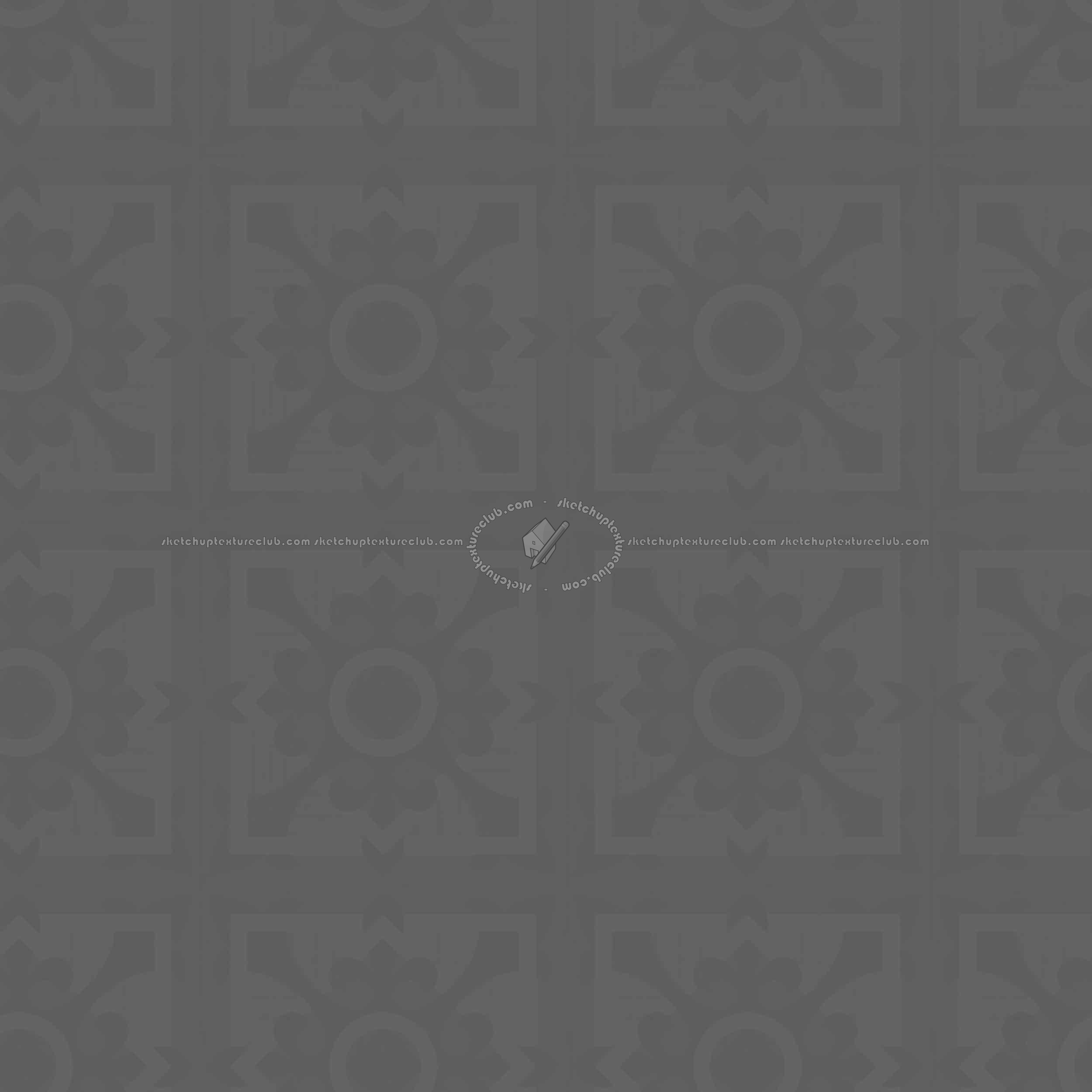 Textures   -   ARCHITECTURE   -   WOOD FLOORS   -   Geometric pattern  - Parquet geometric pattern texture seamless 04757 - Displacement