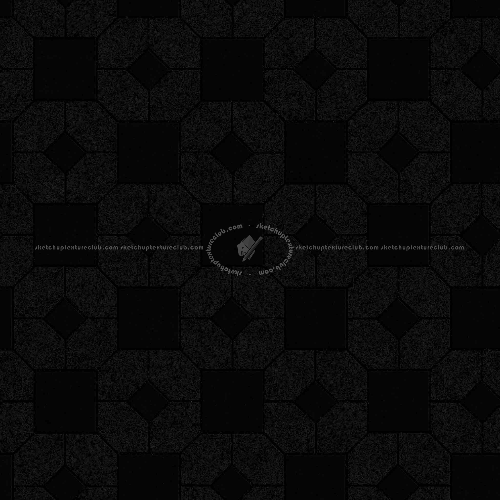 Textures   -   ARCHITECTURE   -   PAVING OUTDOOR   -   Concrete   -   Blocks mixed  - Paving concrete mixed size texture seamless 05597 - Specular