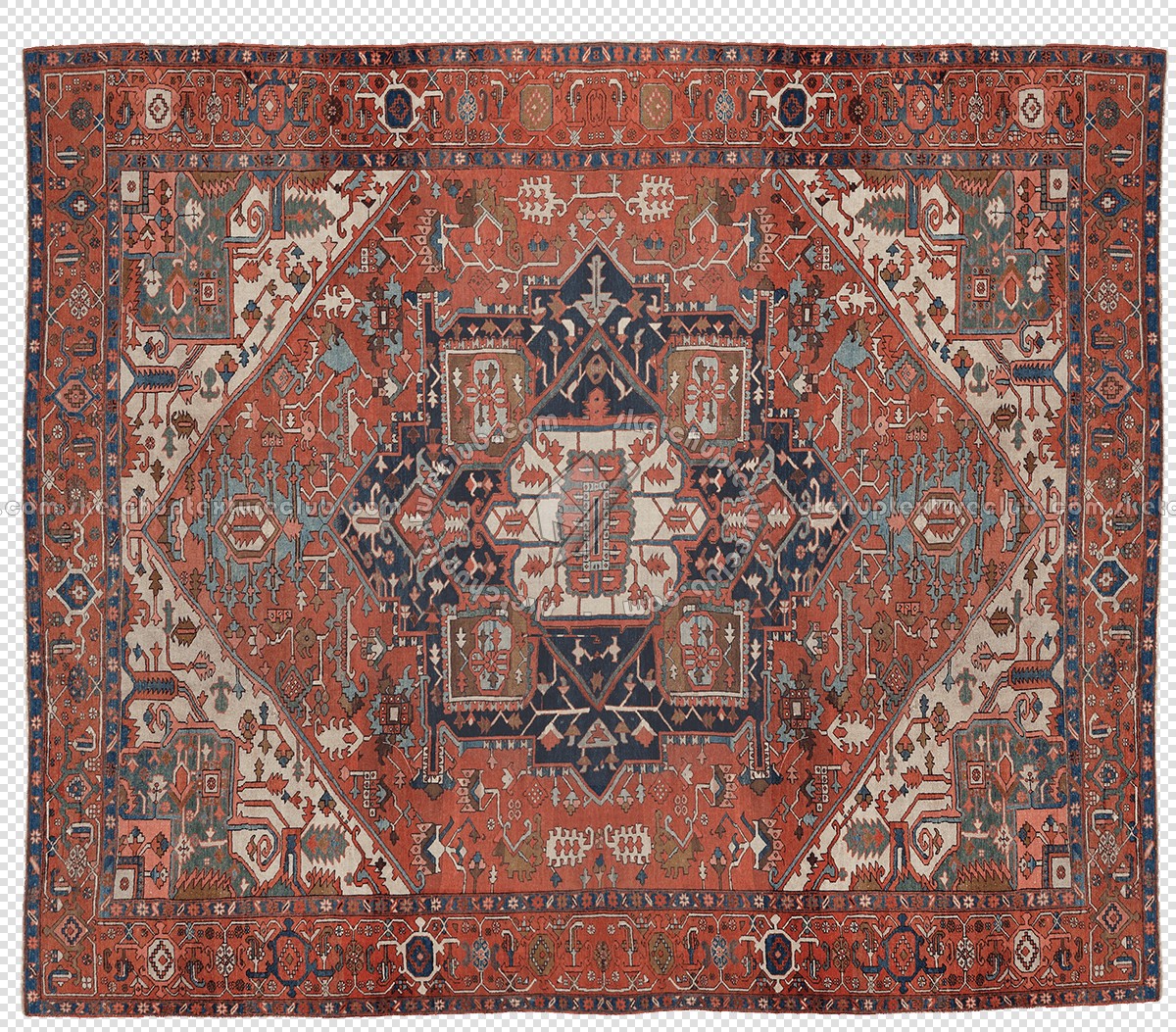 Textures - MATERIALS - RUGS - Vintage faded rugs - vintage worn rug texture 21615