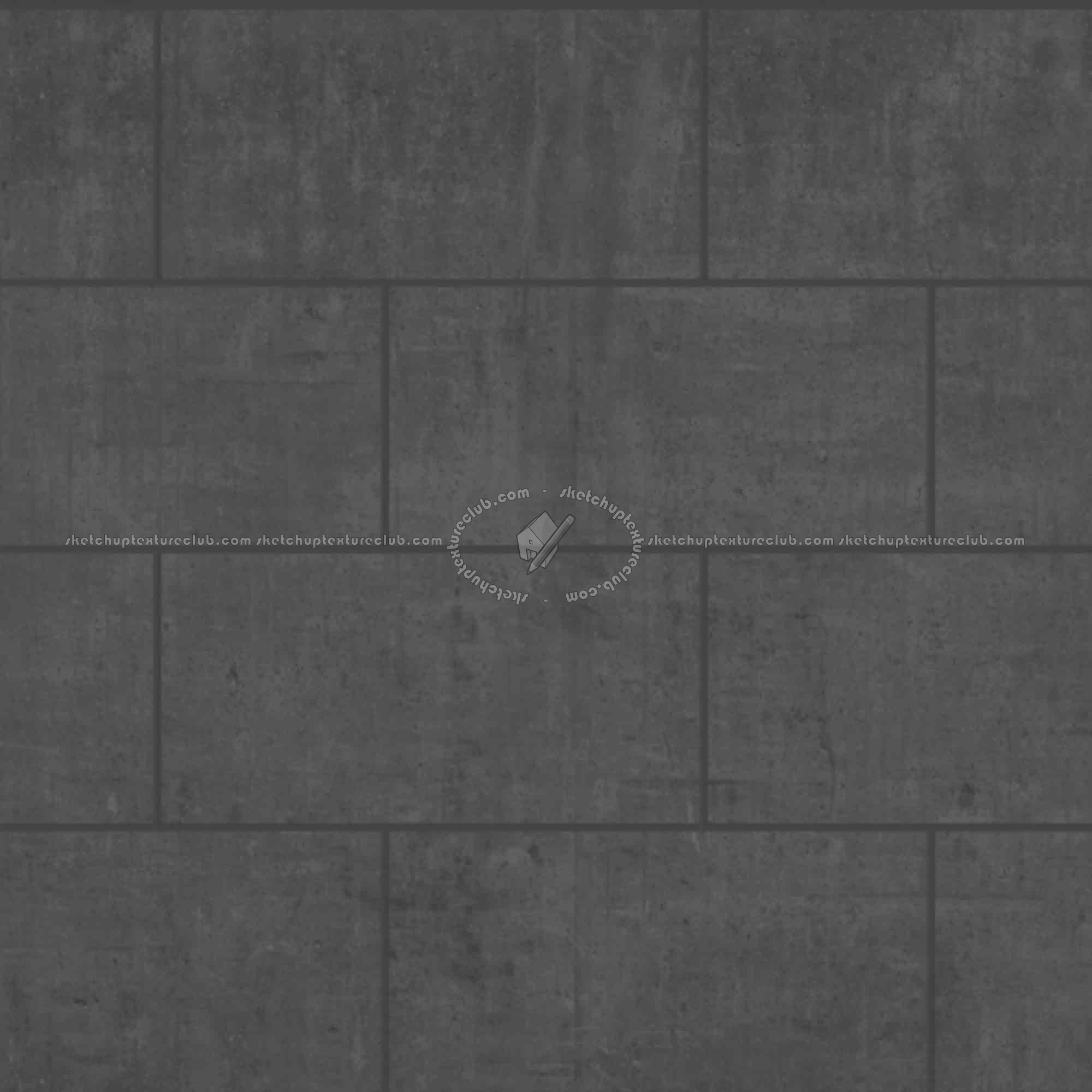 Textures   -   ARCHITECTURE   -   CONCRETE   -   Plates   -   Dirty  - Concrete dirt plates wall texture seamless 01748 - Displacement